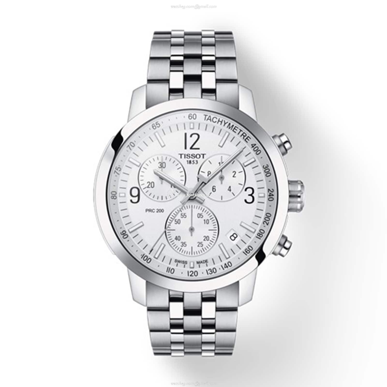 Tissot T-Sport PRC 200 Quartz Watch - 42mm Stainless Steel - Silver Dial