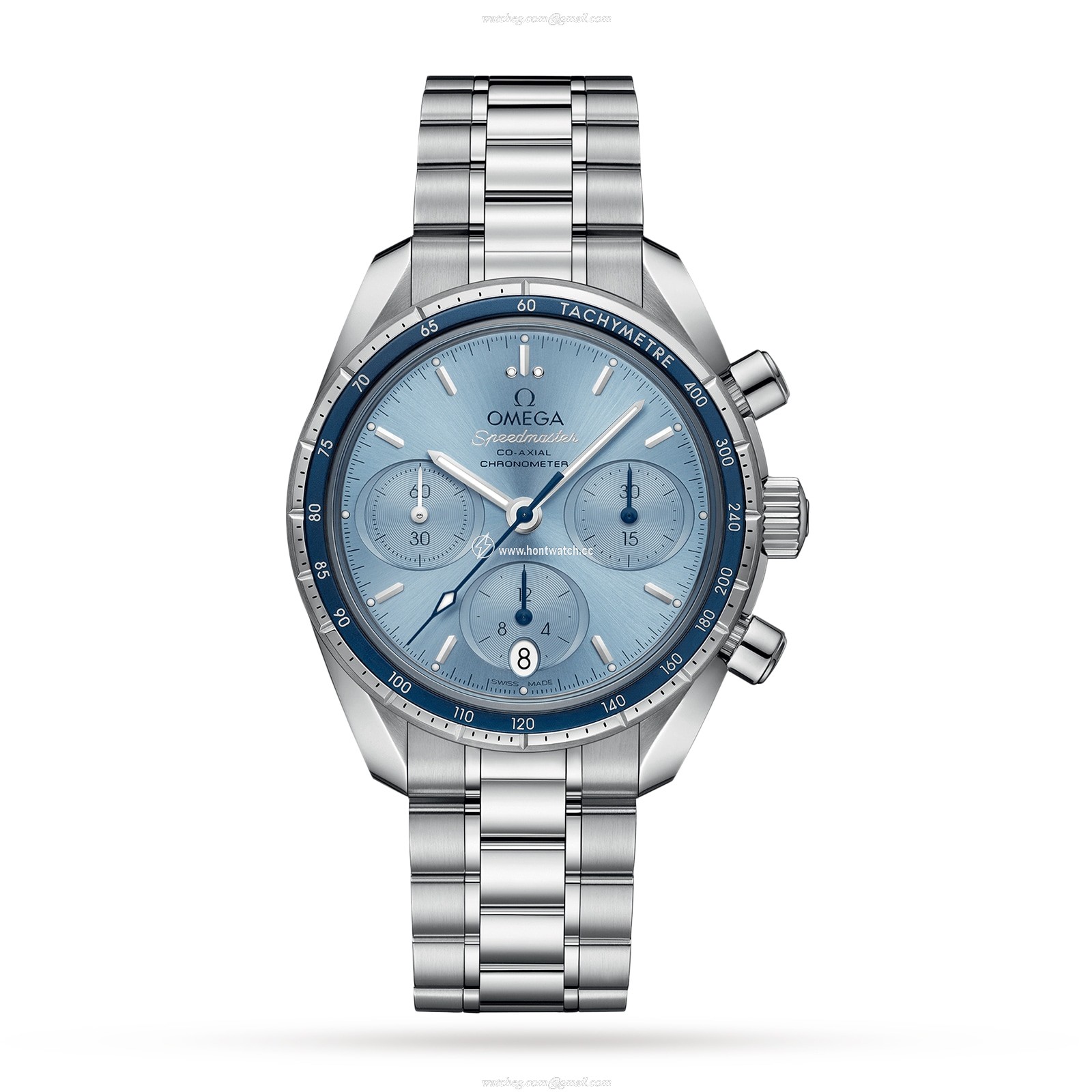 Omega Speedmaster 38mm Blue Dial - Automatic Stainless Steel Watch