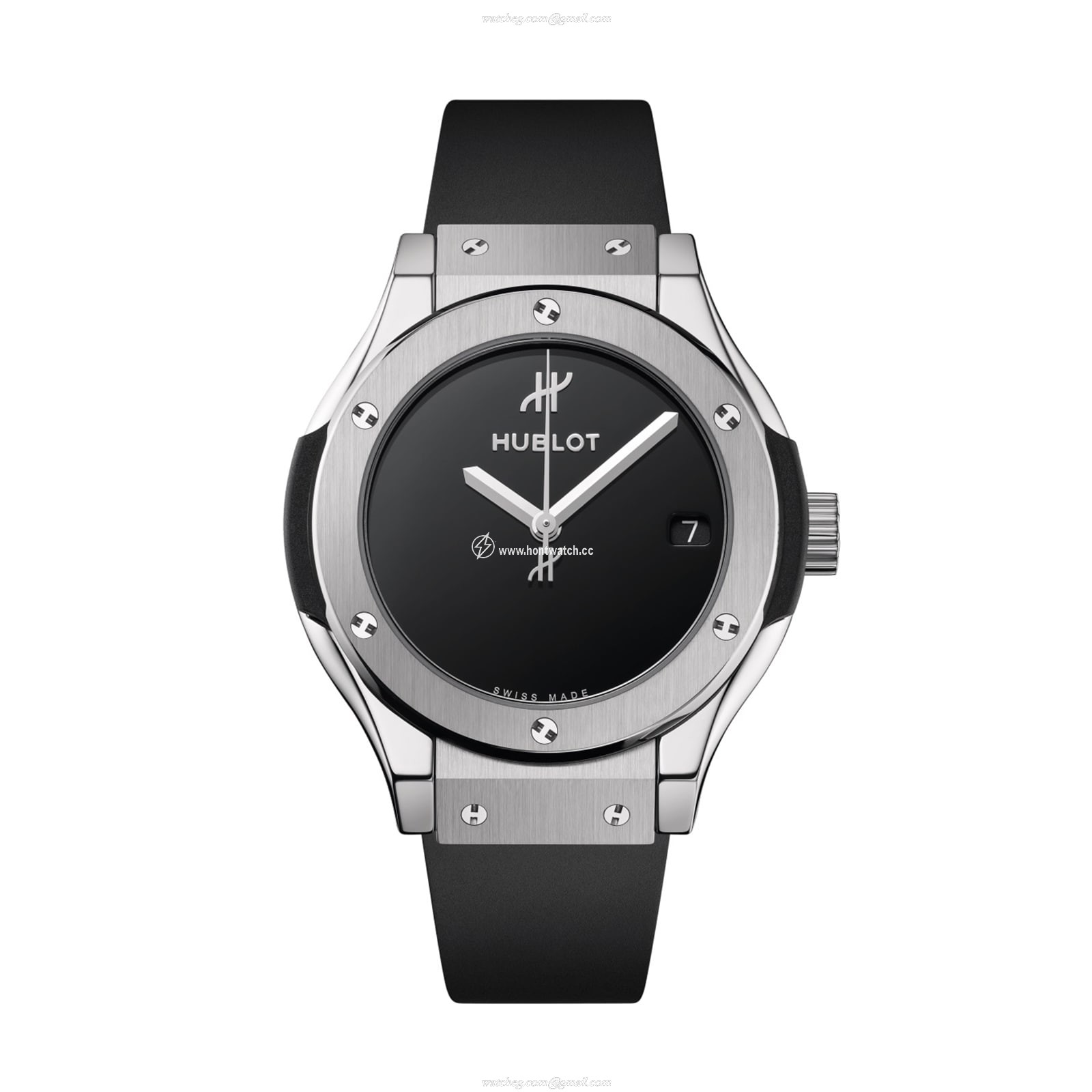 Hublot Classic Fusion Titanium Quartz Watch - 33mm Black Dial | Replica