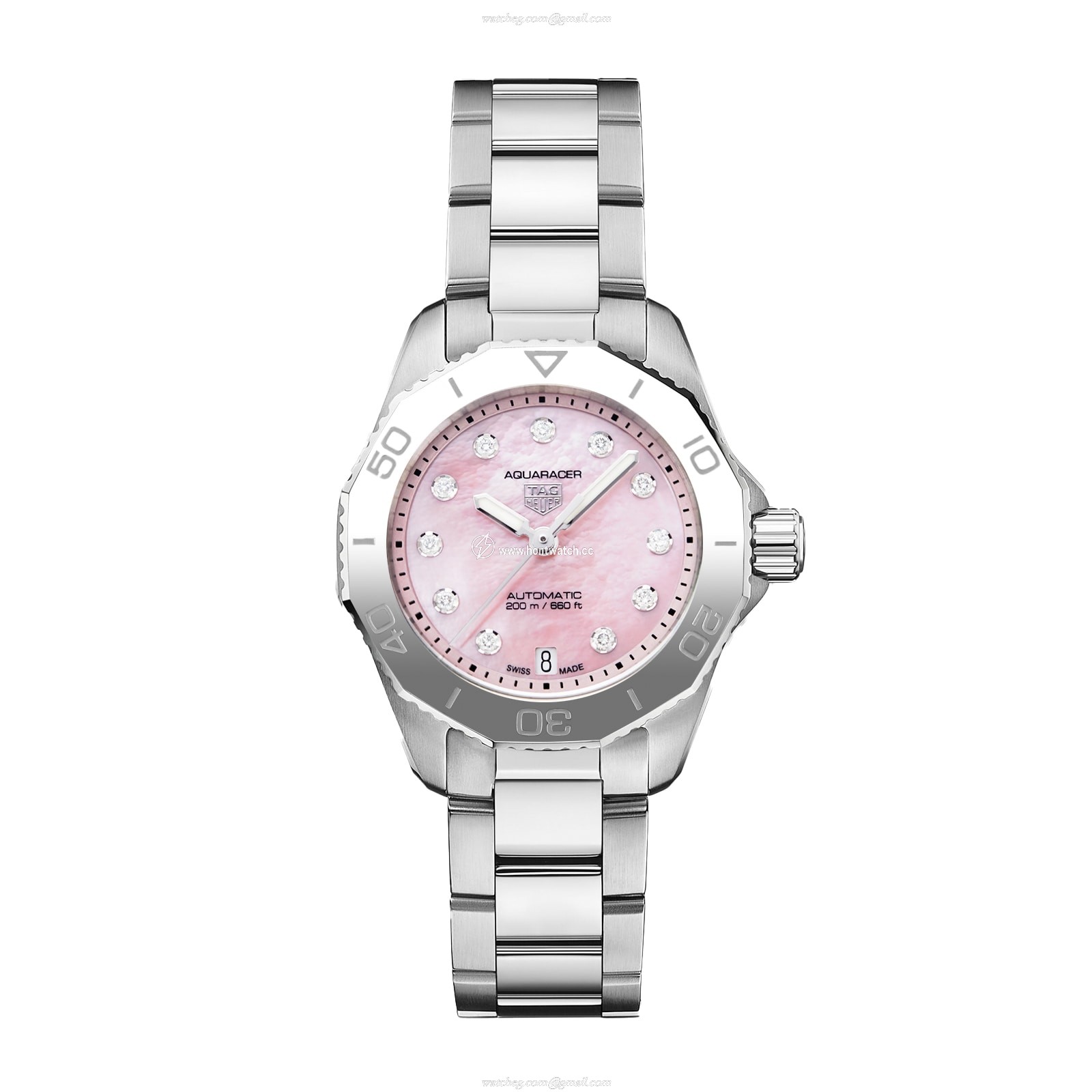 TAG Heuer Aquaracer WBP2416.BA0622 | 30mm Pink Dial | Automatic Watch
