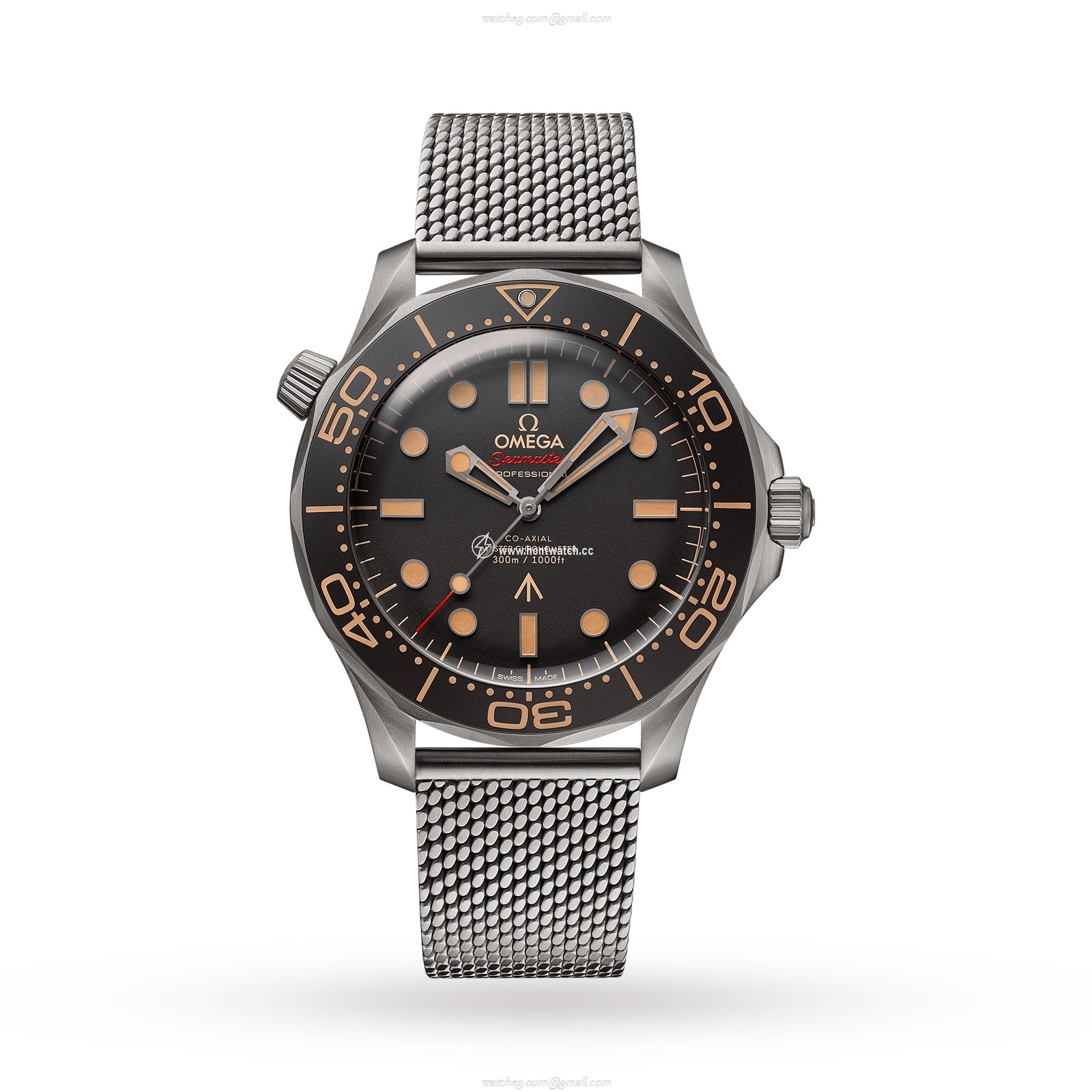 Omega Seamaster Titanium Automatic Black Watch - 42mm | 007 No Time to Die