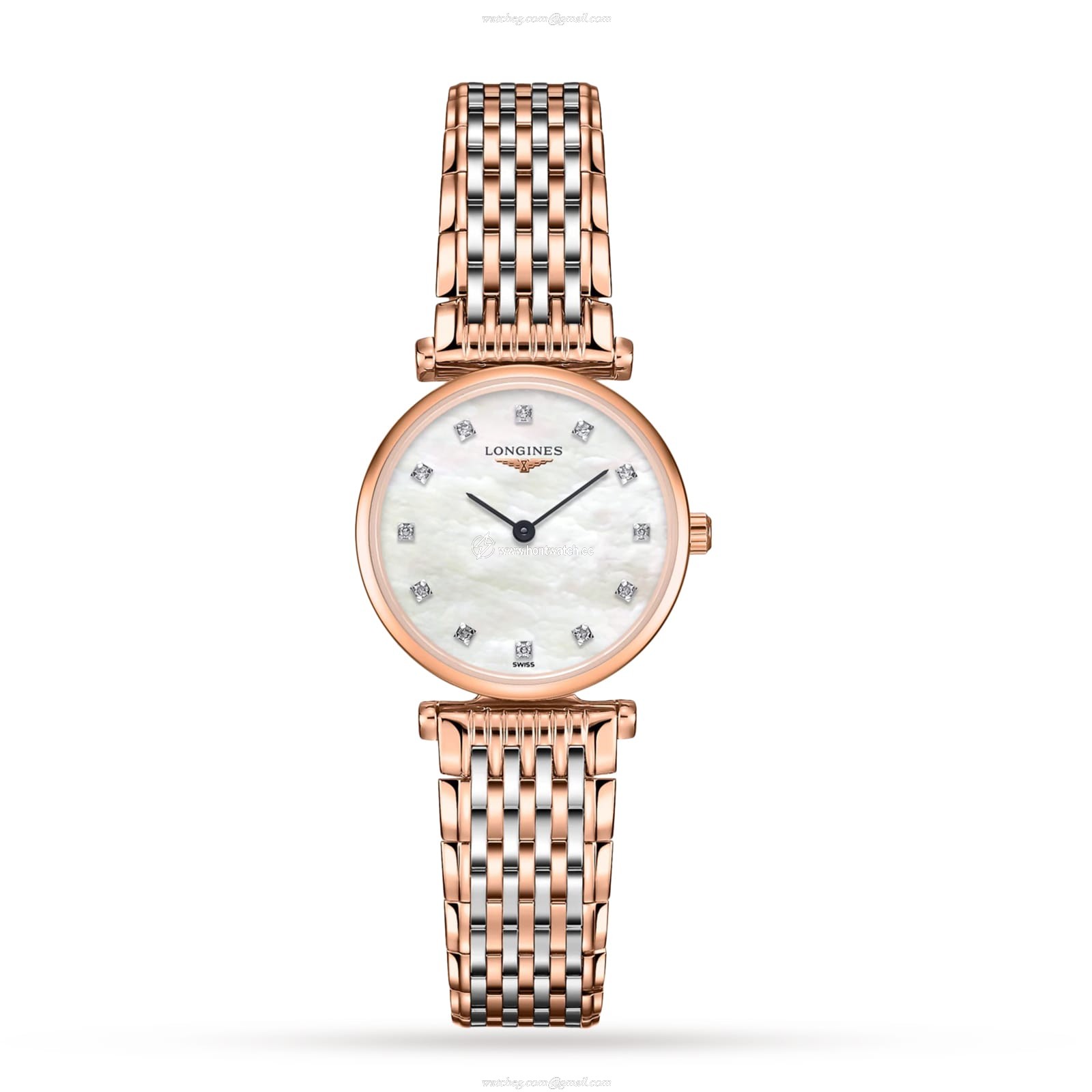 Longines La Grande Classique L42091977 | 24mm PVD Quartz | Mother of Pearl Dial