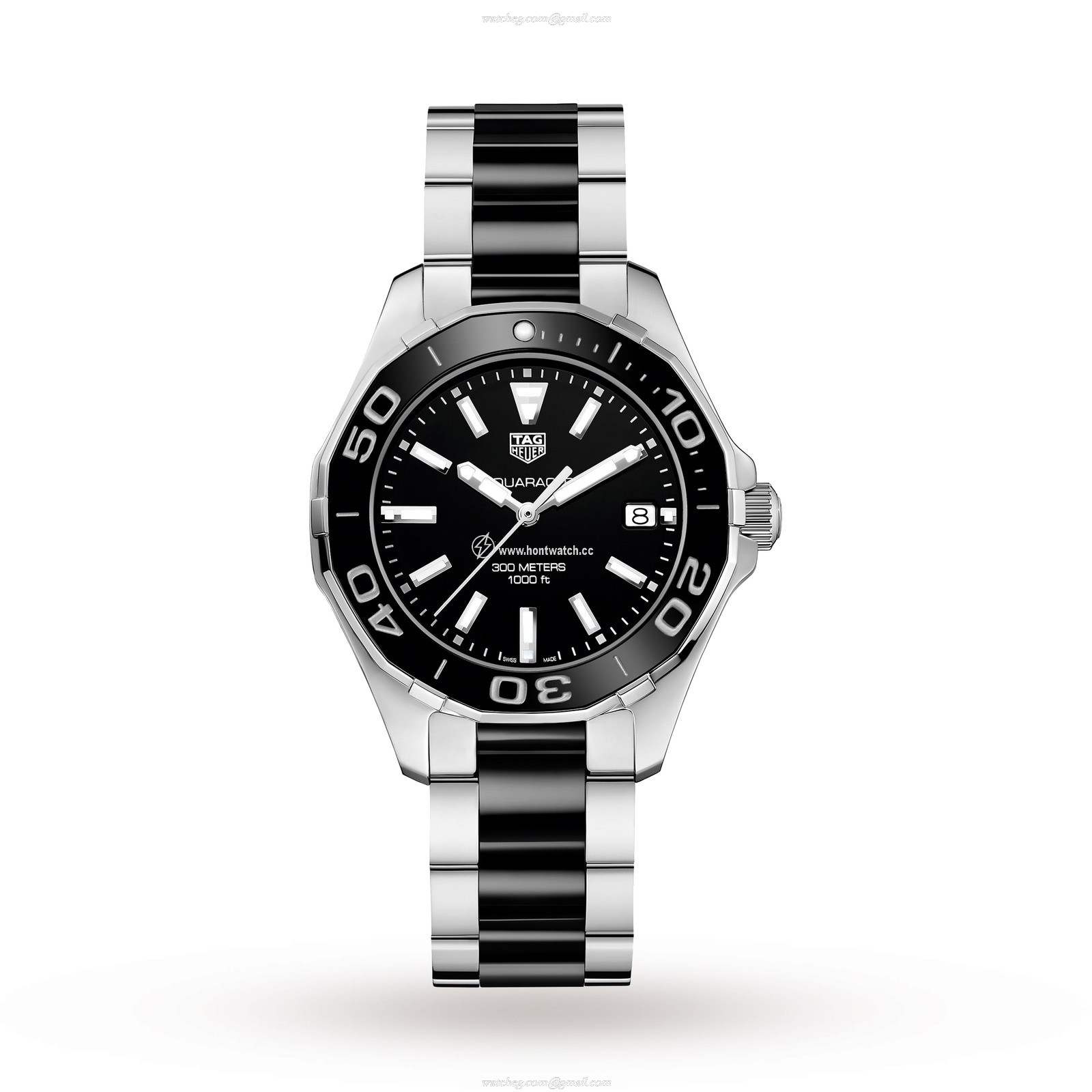 TAG Heuer Aquaracer Quartz Watch - 35mm Stainless Steel & Black Dial