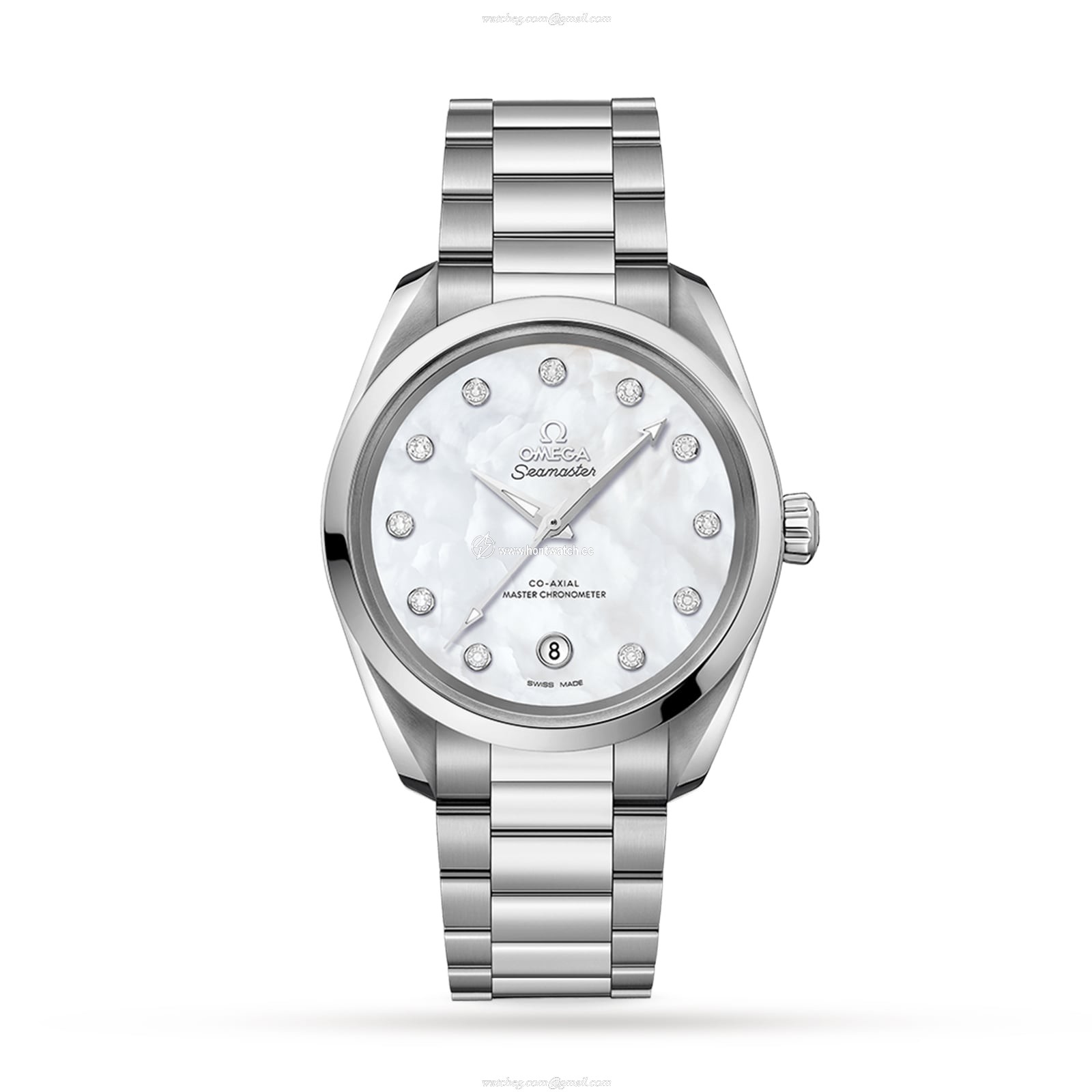 Omega Seamaster Aqua Terra 38mm Automatic | Mother of Pearl Dial & Diamonds
