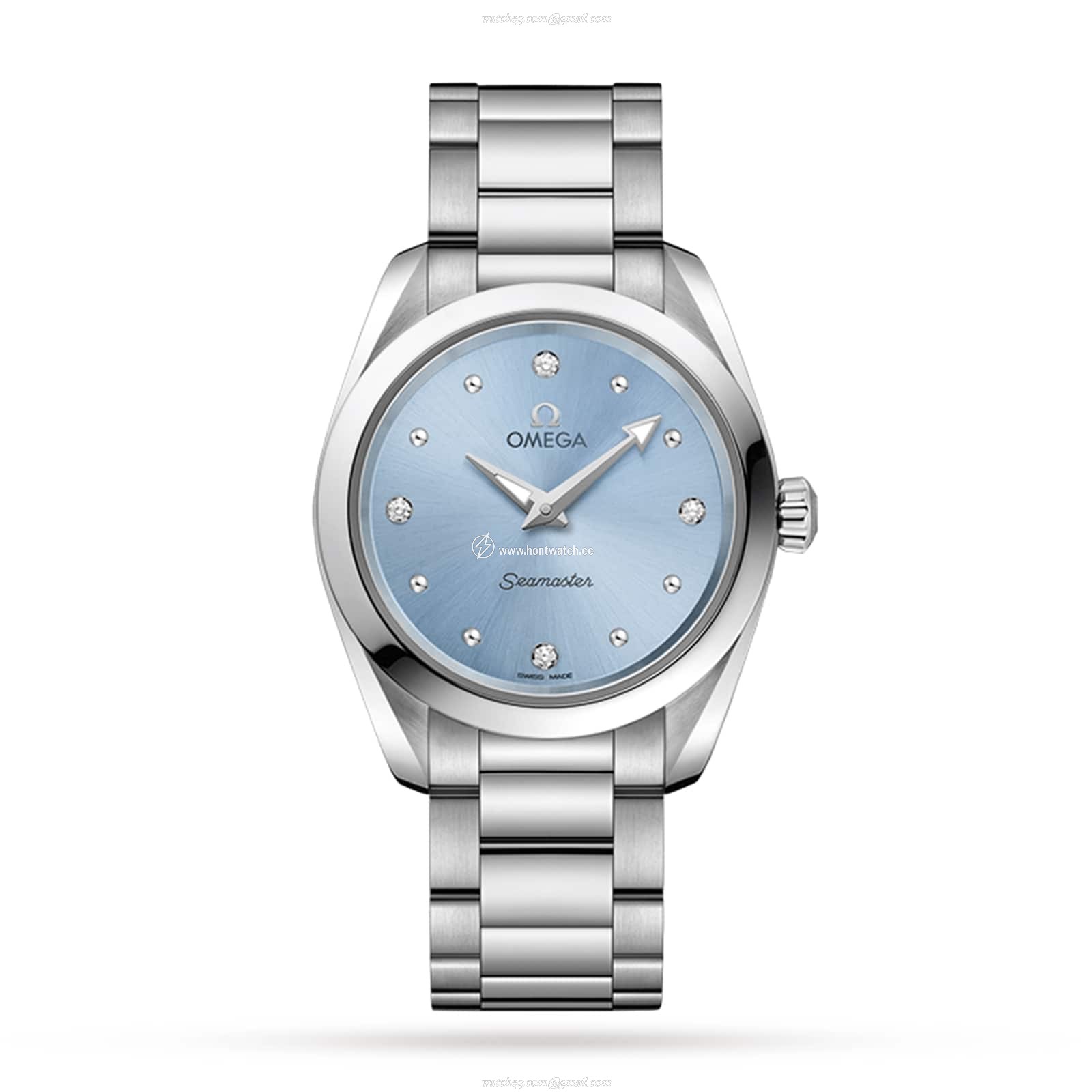 Omega Seamaster Aqua Terra 28mm Blue Dial | Diamond Markers | Quartz