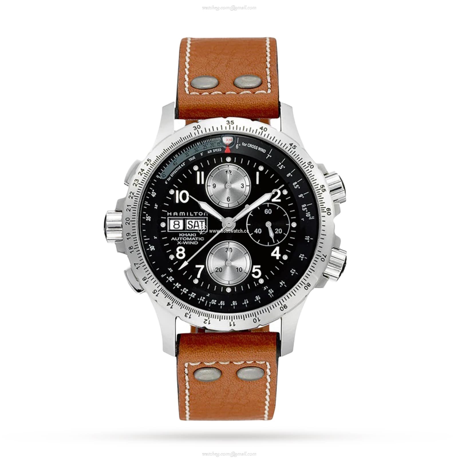 Hamilton Khaki Aviation H77616533 Automatic Watch - 44mm Black Dial