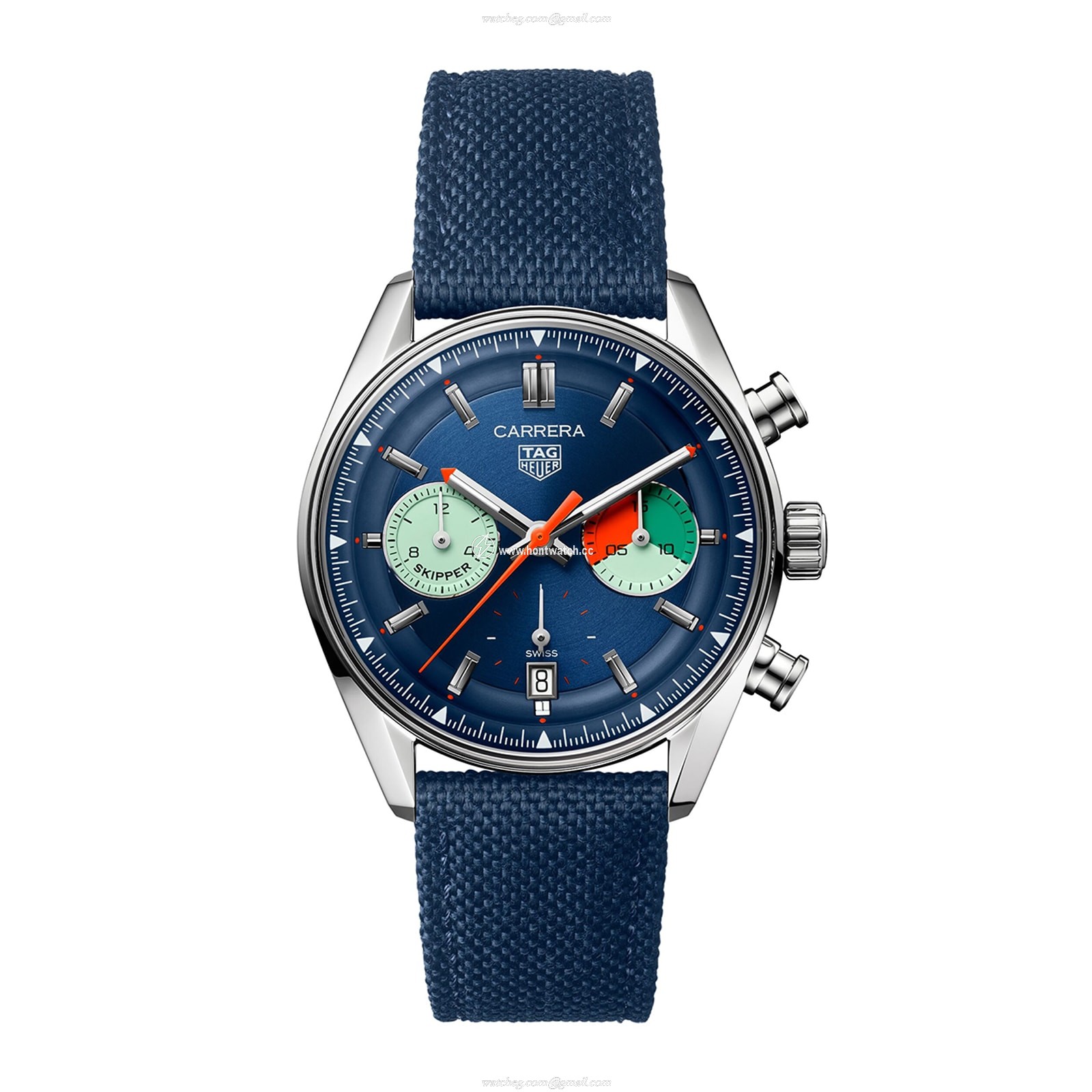 TAG Heuer Carrera Skipper Automatic Blue Dial 39mm Stainless Steel Watch
