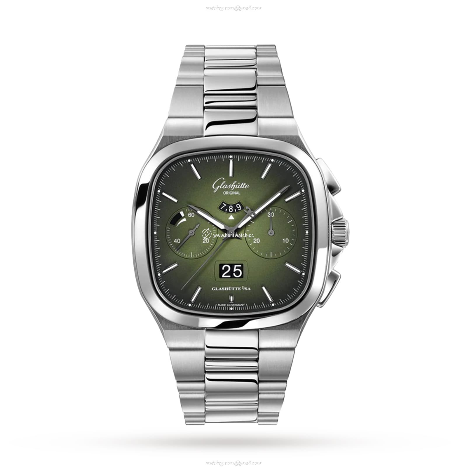 Glashutte Original Vintage 1-37-02-09-02-70 | 40mm Green Dial | Automatic Watch
