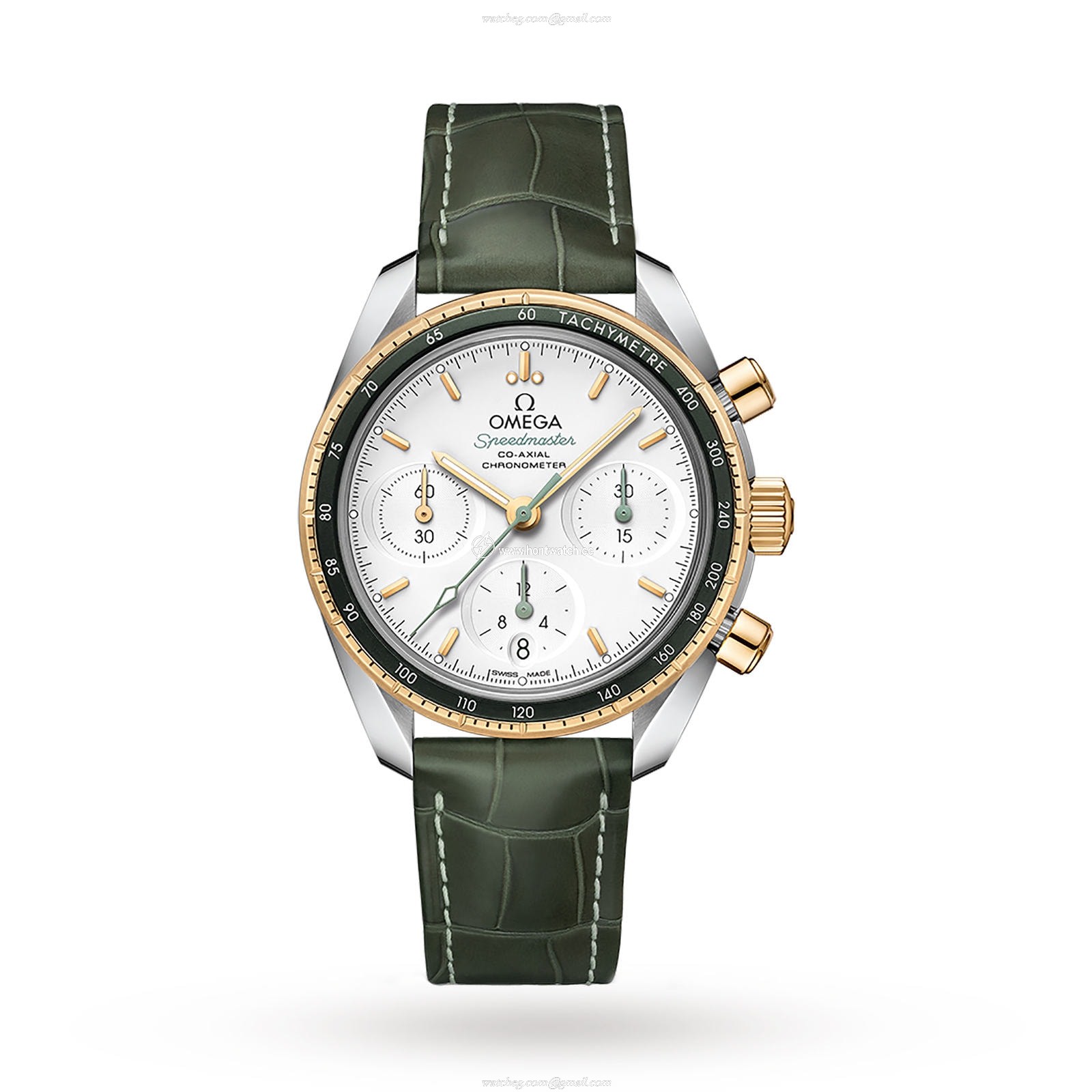 Omega Speedmaster 38mm Automatic - White Dial Stainless Steel Watch
