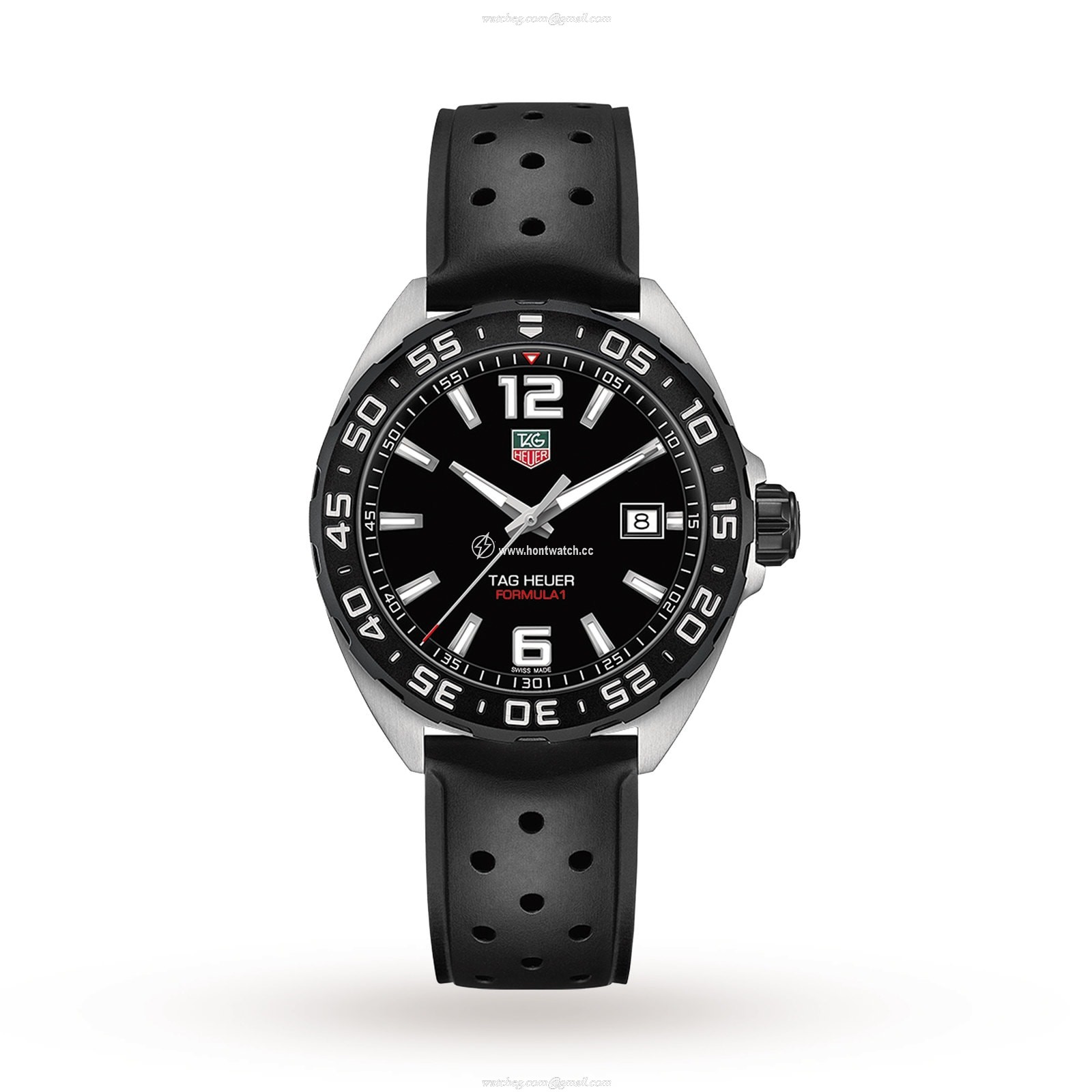 TAG Heuer Formula 1 WAZ1110 Quartz Watch - 41mm Black Dial - Stainless Steel