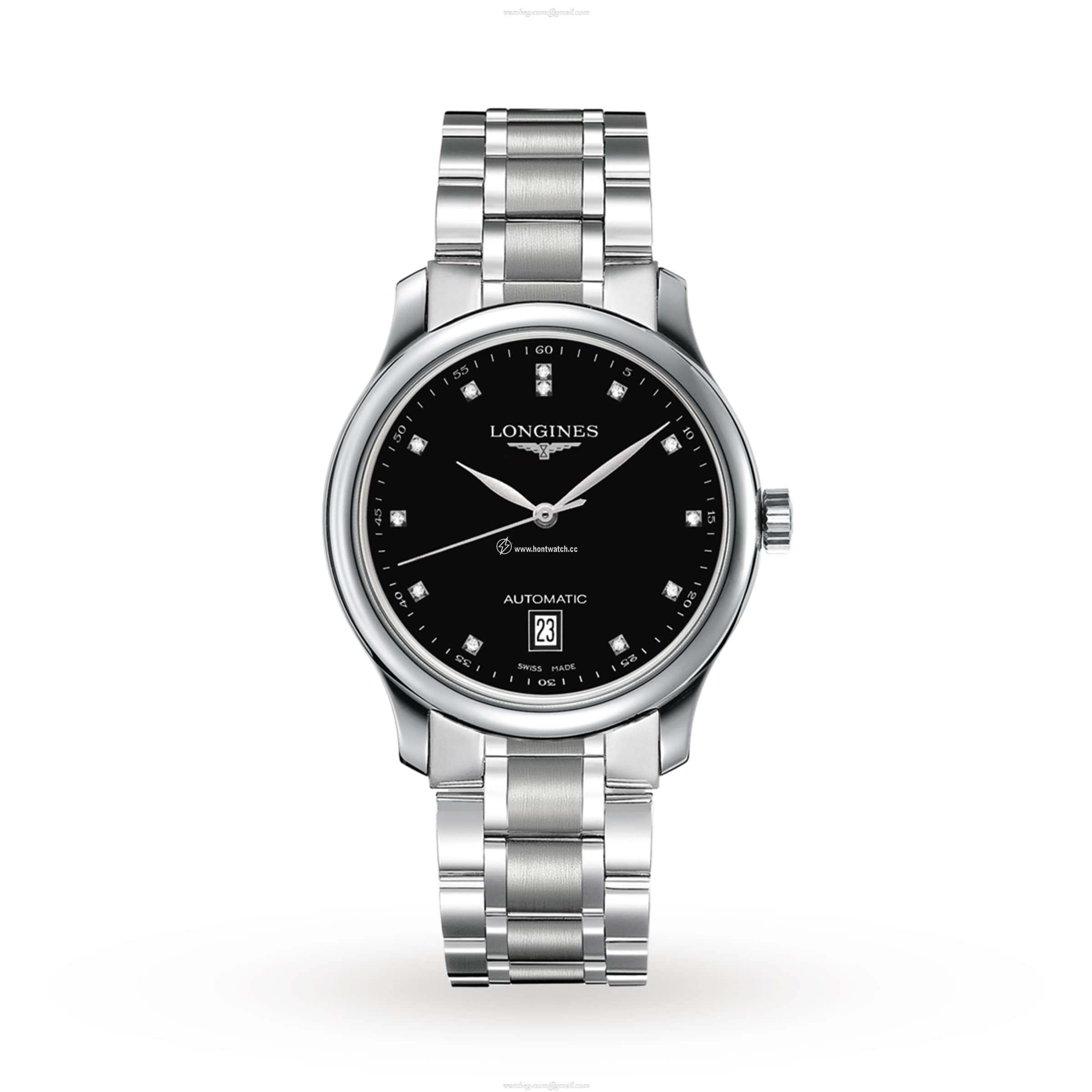 Longines Master Collection Automatic Watch - Black Dial | 38.5mm Stainless Steel