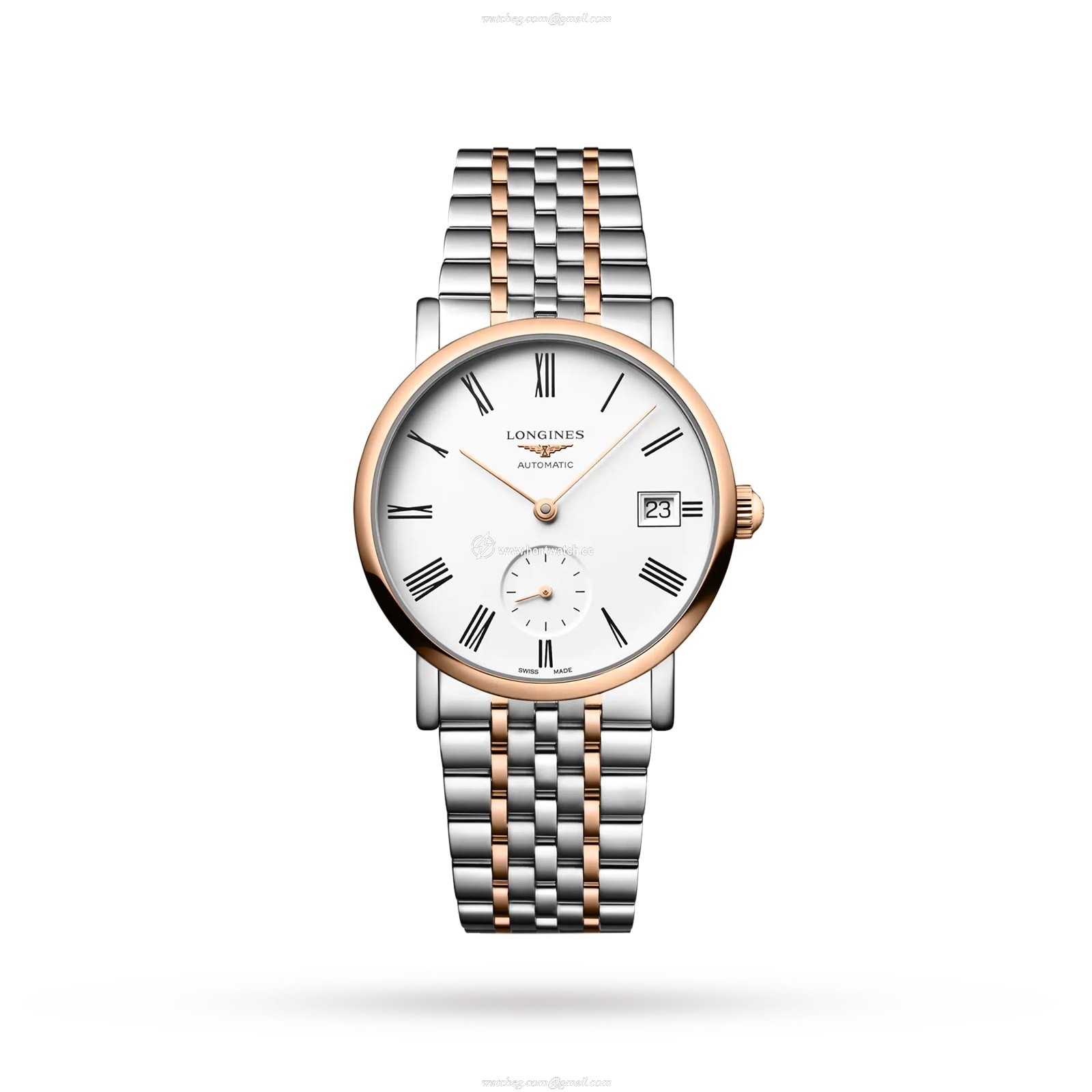Longines Elegant Collection L43125117 | Automatic Watch | White Dial & Rose Gold
