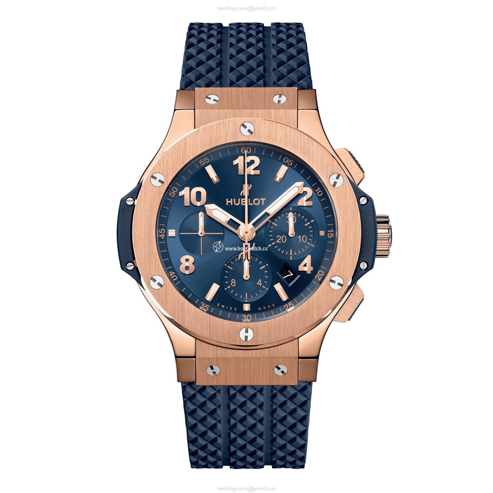 Hublot Big Bang 301.PX.710.RX - 44mm Rose Gold Automatic Blue Dial