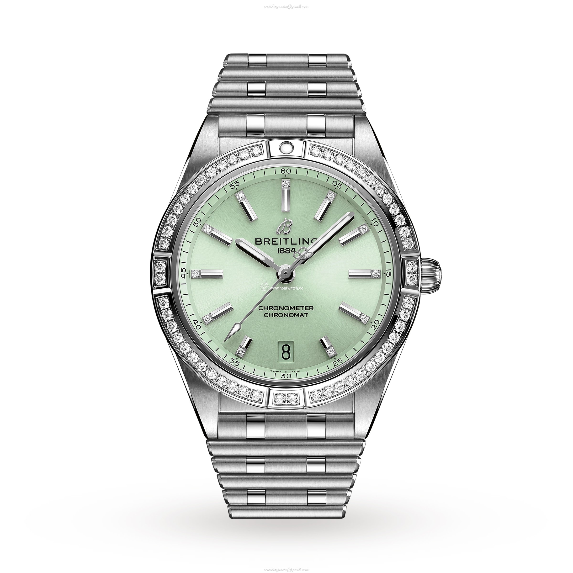 Breitling Chronomat 36mm Automatic Green Dial - Stainless Steel Replica Watch