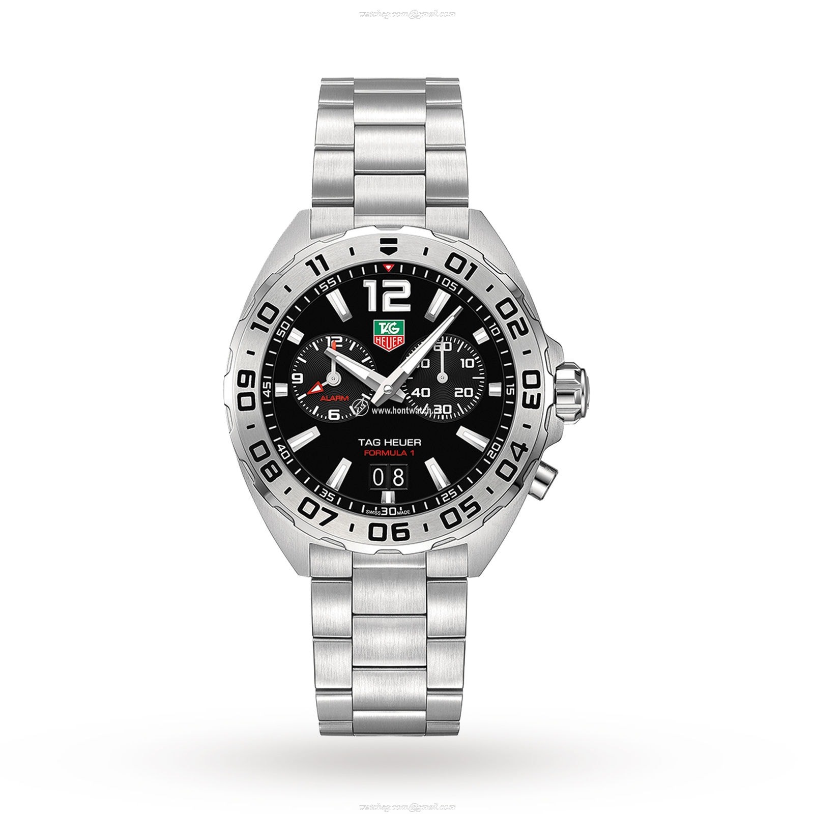 TAG Heuer Formula 1 WAZ111A.BA0875 - 41mm Black Dial Quartz Watch