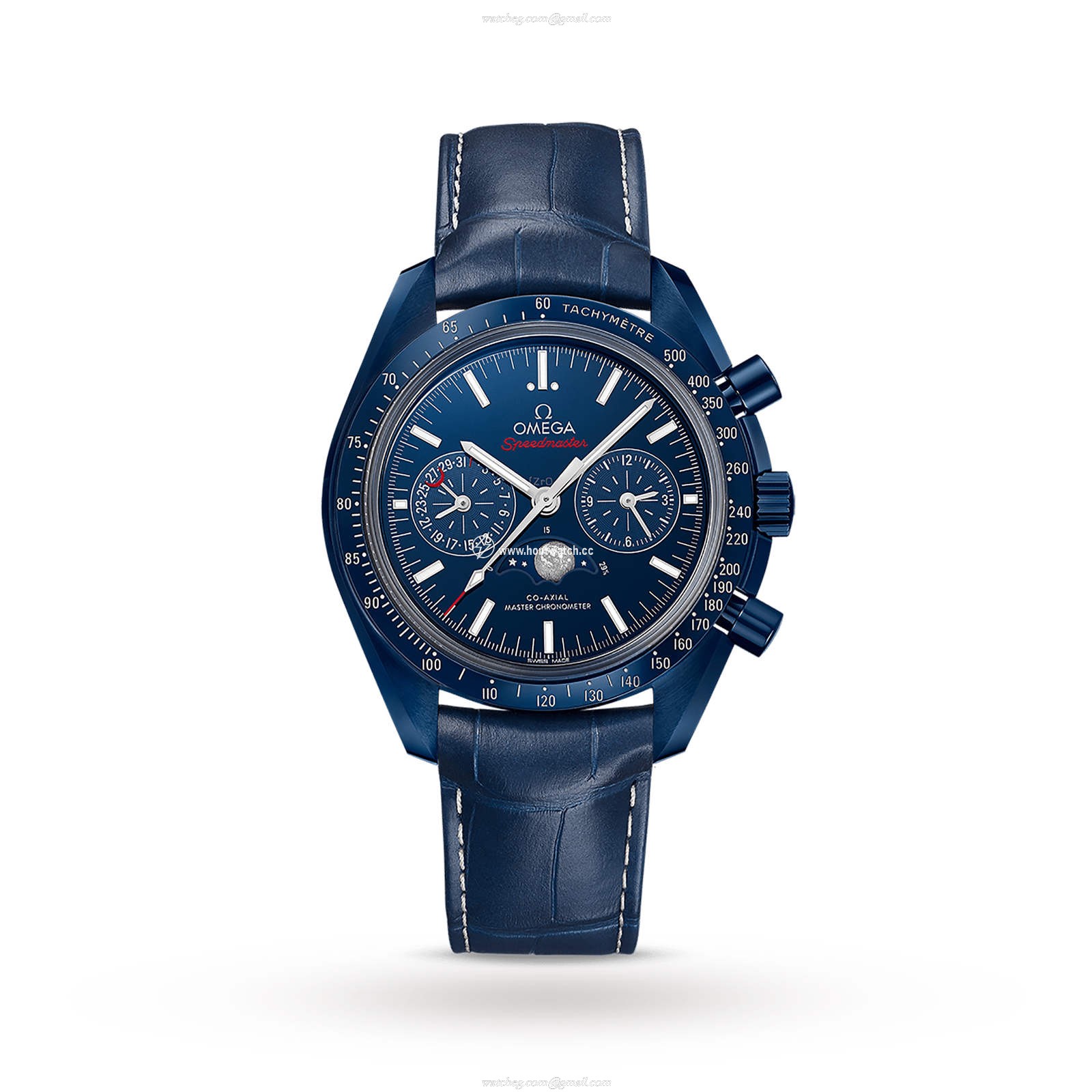 Omega Speedmaster Blue Ceramic Automatic Replica Watch | 44mm