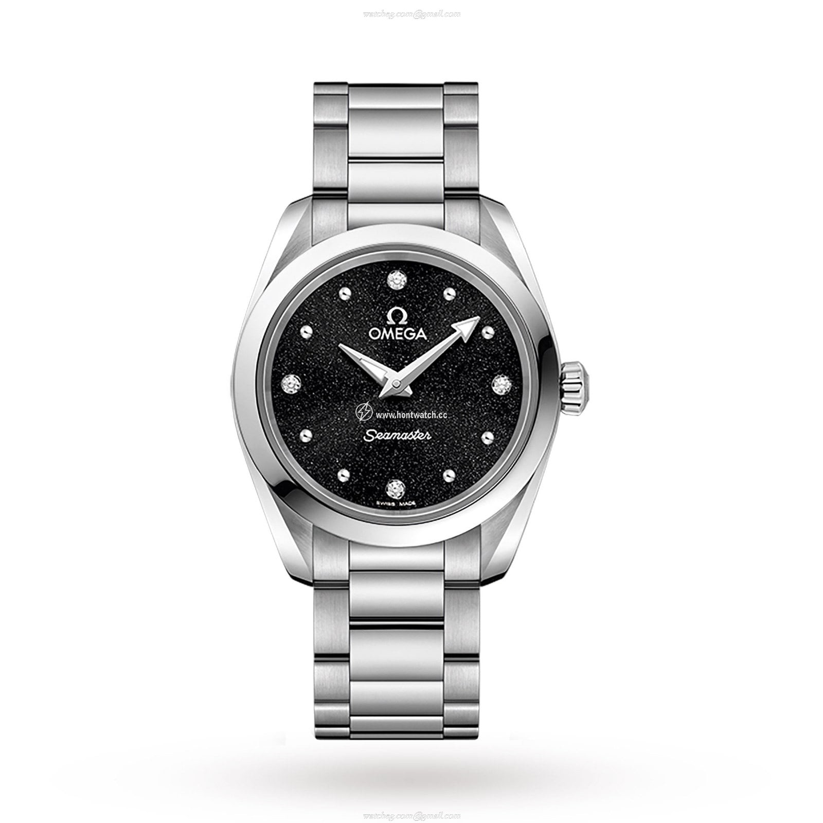 Omega Seamaster Aqua Terra 28mm Quartz Watch - Black Dial | Stainless Steel