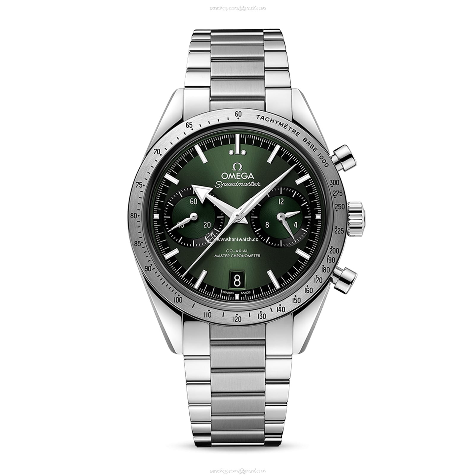 Omega Speedmaster Green Dial 40.5mm Manual Winding Watch | Stainless Steel