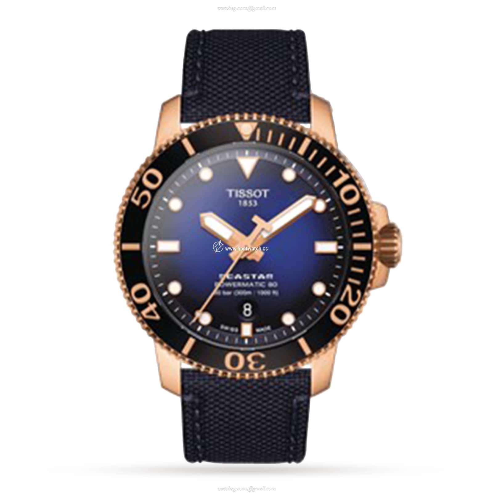 Tissot Seastar Automatic Blue Dial - 43mm Stainless Steel - 300M Water Resistant