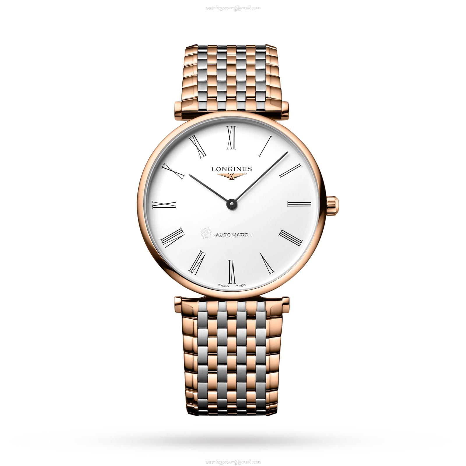 Longines La Grande Classique L49181917 | 38mm Automatic | White Dial & Rose Gold