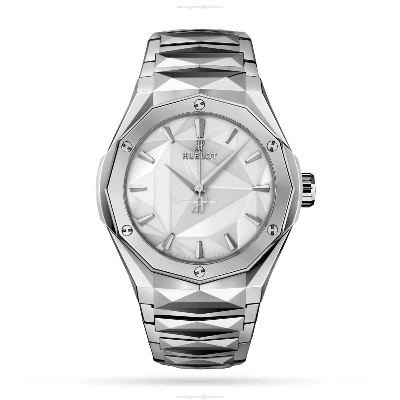 Hublot Classic Fusion Orlinski 40mm Titanium Automatic White Dial Watch