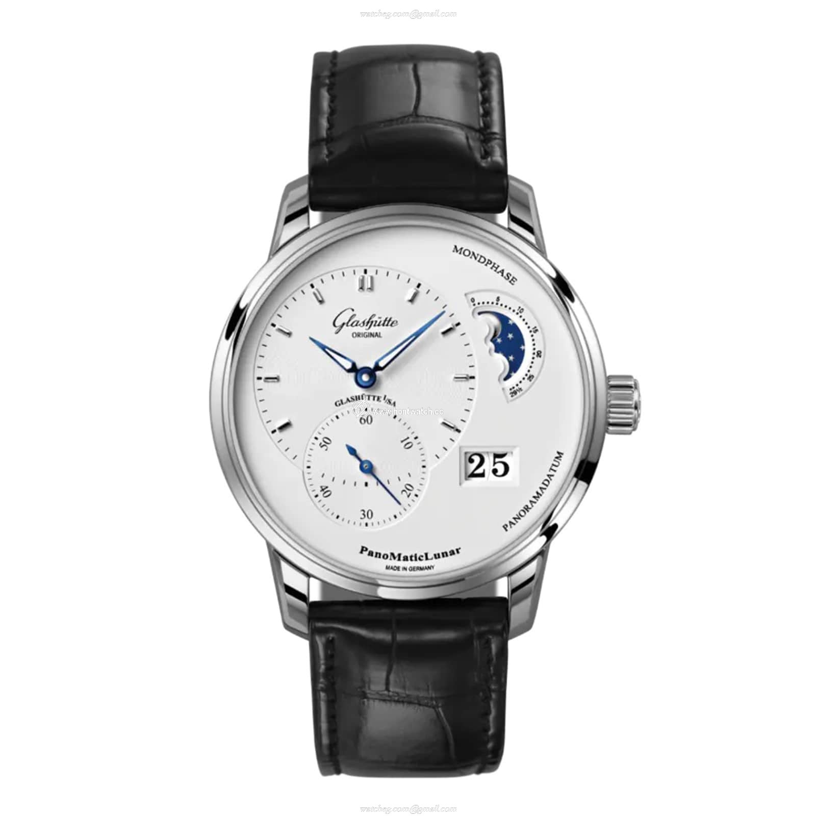Glashuette Original Pano 1-90-02-42-32-61 | 40mm Stainless Steel Automatic Watch