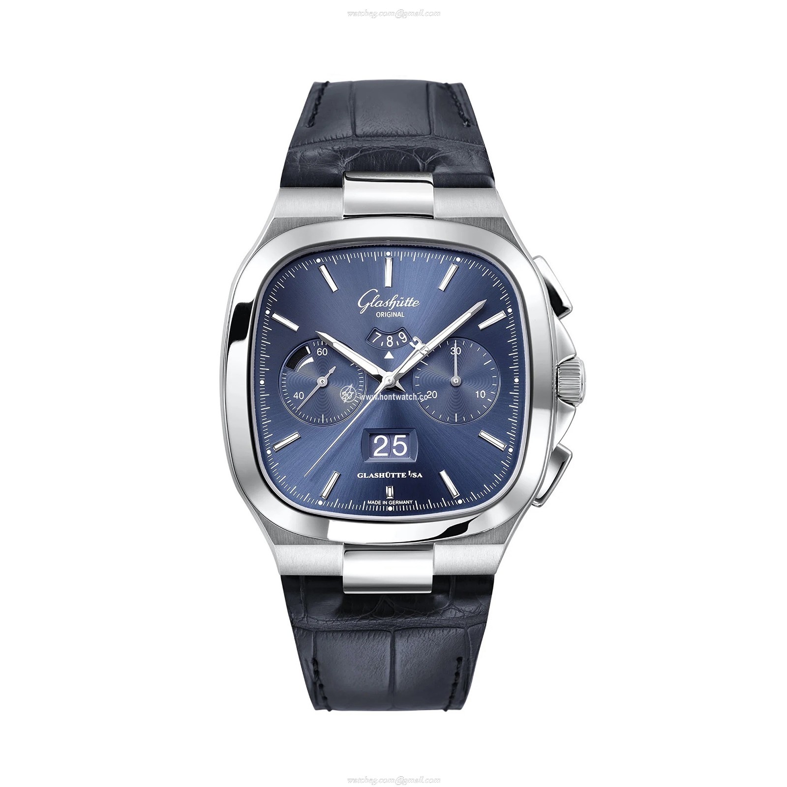 Glashuette Original Vintage 1-37-02-08-02-61 | 40mm Blue Automatic Watch