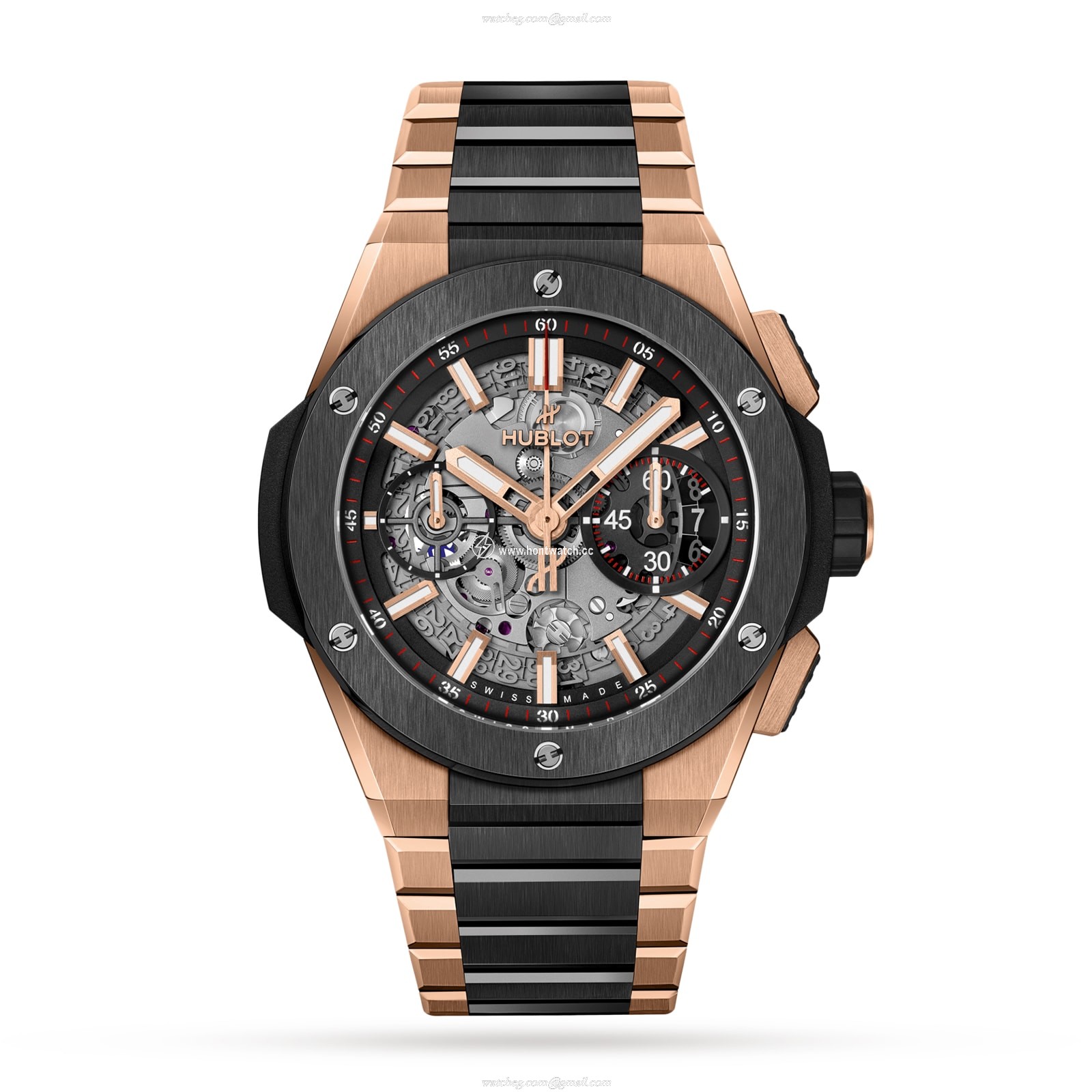 Hublot Big Bang 451.OM.1180.OM - 42mm Ceramic & Rose Gold Automatic Skeleton