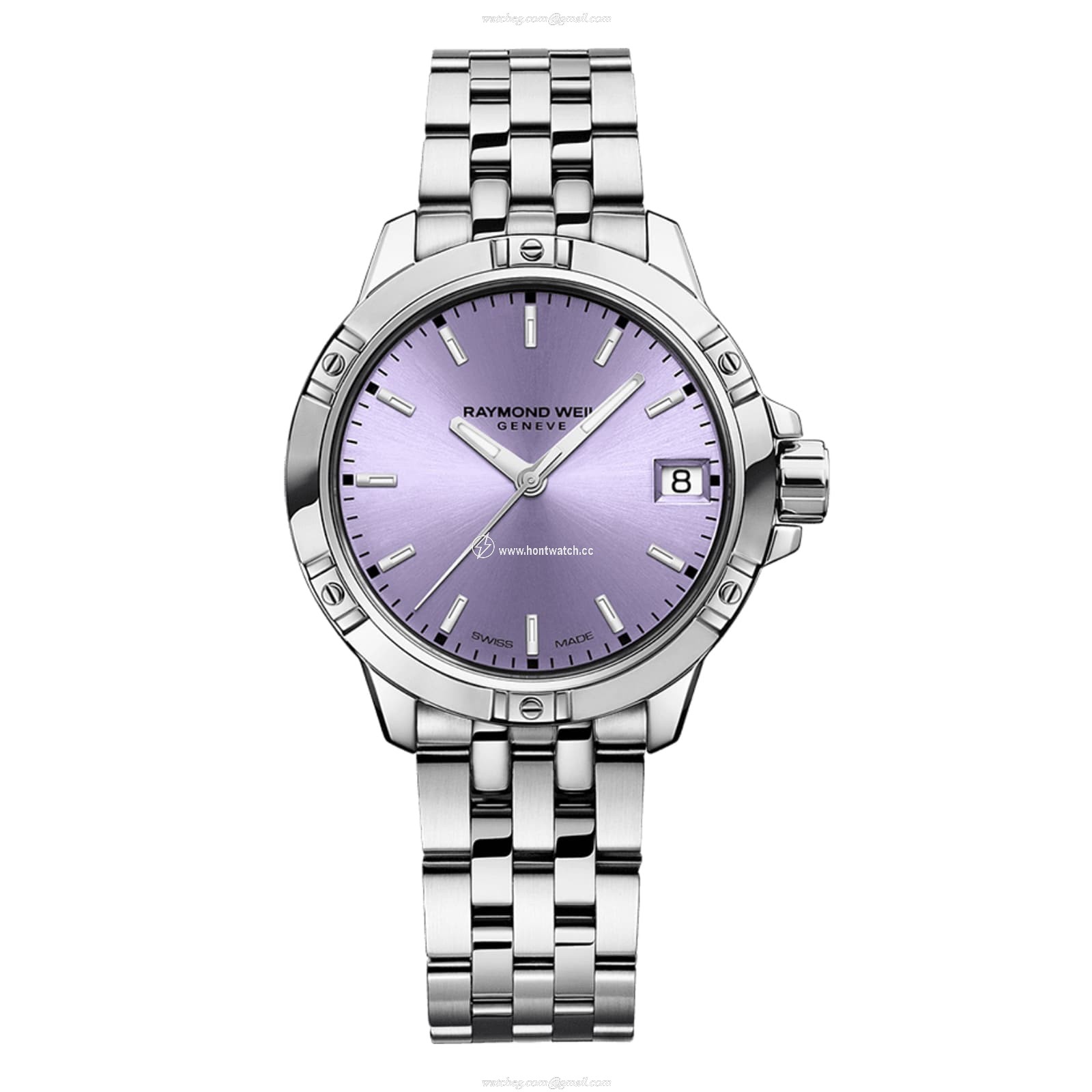 Raymond Weil Tango 5960-ST-46001 | 30mm Purple Dial | Stainless Steel Quartz Watch