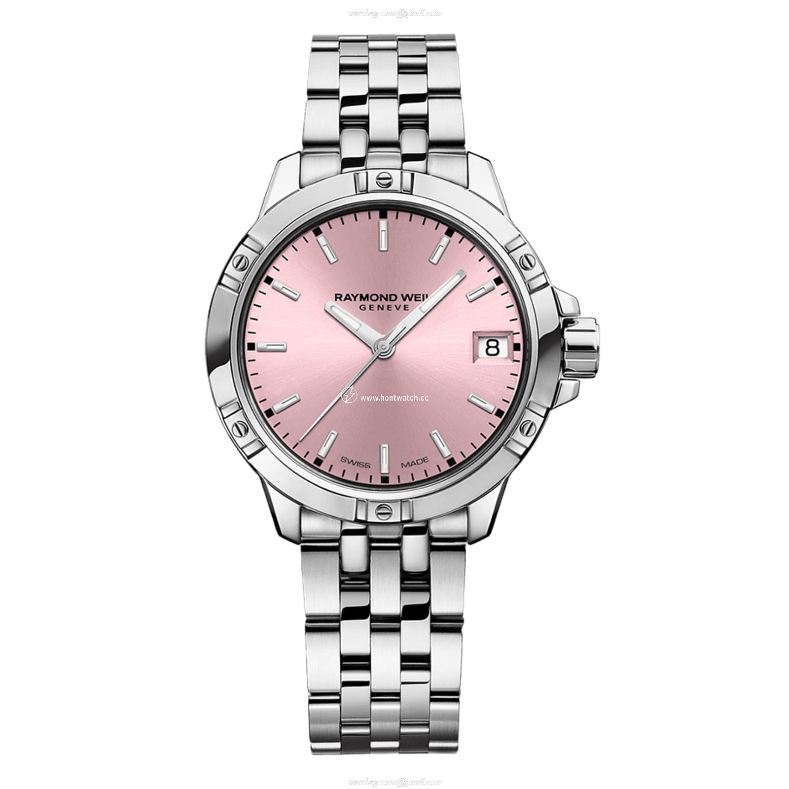Raymond Weil Tango 5960-ST-80001 | Pink Dial | 30mm Stainless Steel Quartz Watch