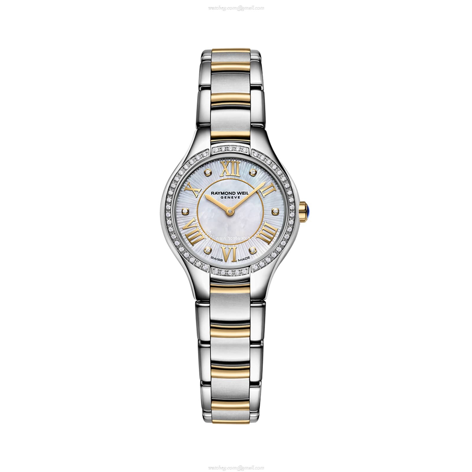 Raymond Weil Noemia 5124-S2P-00966 | Ladies Watch | White Dial & Diamonds