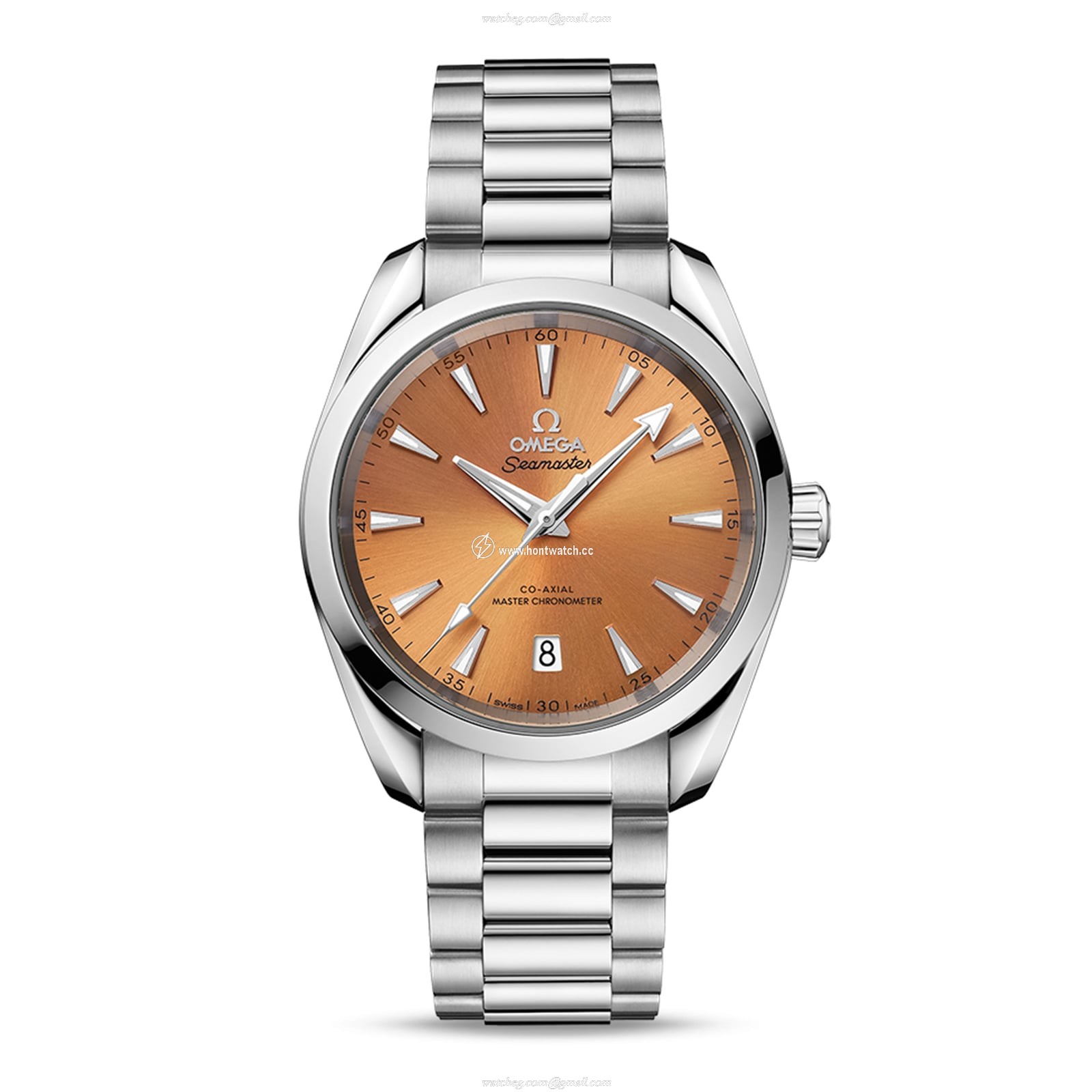 Omega Seamaster Aqua Terra 38mm Automatic Yellow Dial Stainless Steel Watch
