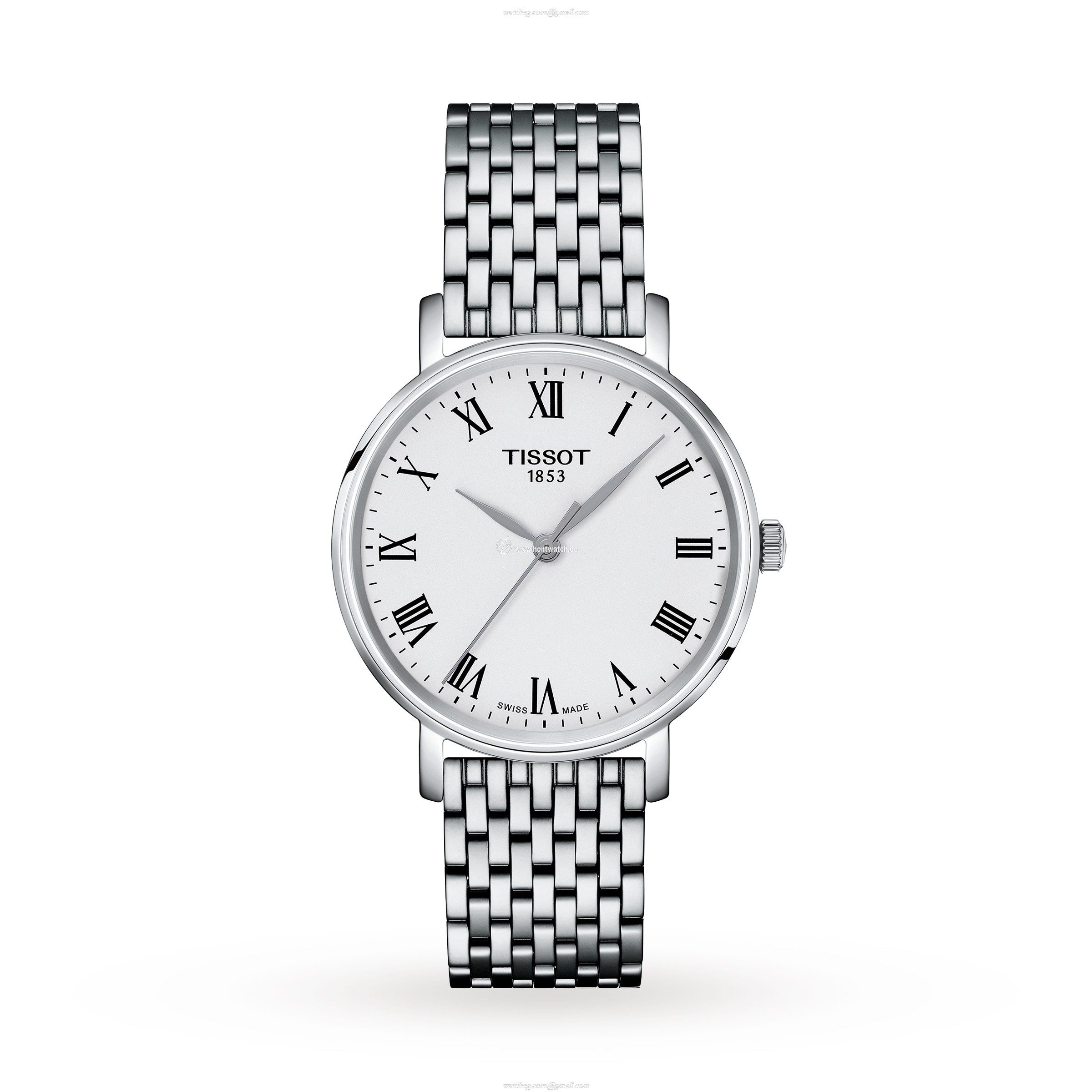 Tissot T-Classic 34mm White Dial Quartz Watch - Stainless Steel