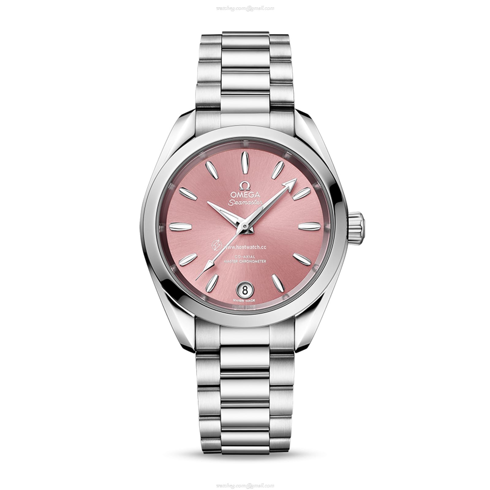 Omega Seamaster Aqua Terra 34mm | Automatic Rose Dial | Stainless Steel