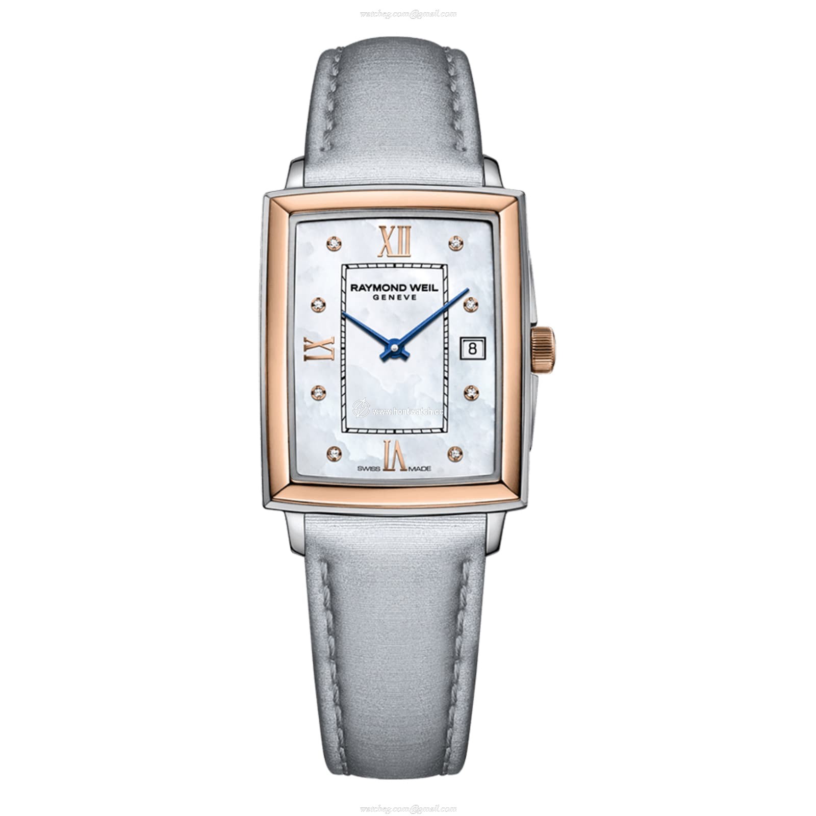 Raymond Weil Toccata 5925-SC5-00995 | White Dial | Stainless Steel & Rose Gold