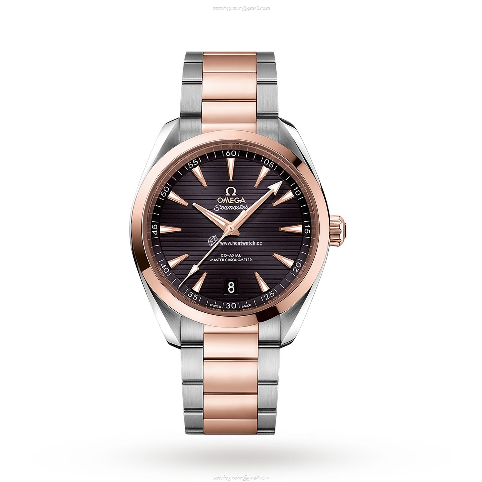 Omega Seamaster Aqua Terra 41mm Automatic Brown Dial Stainless Steel Watch