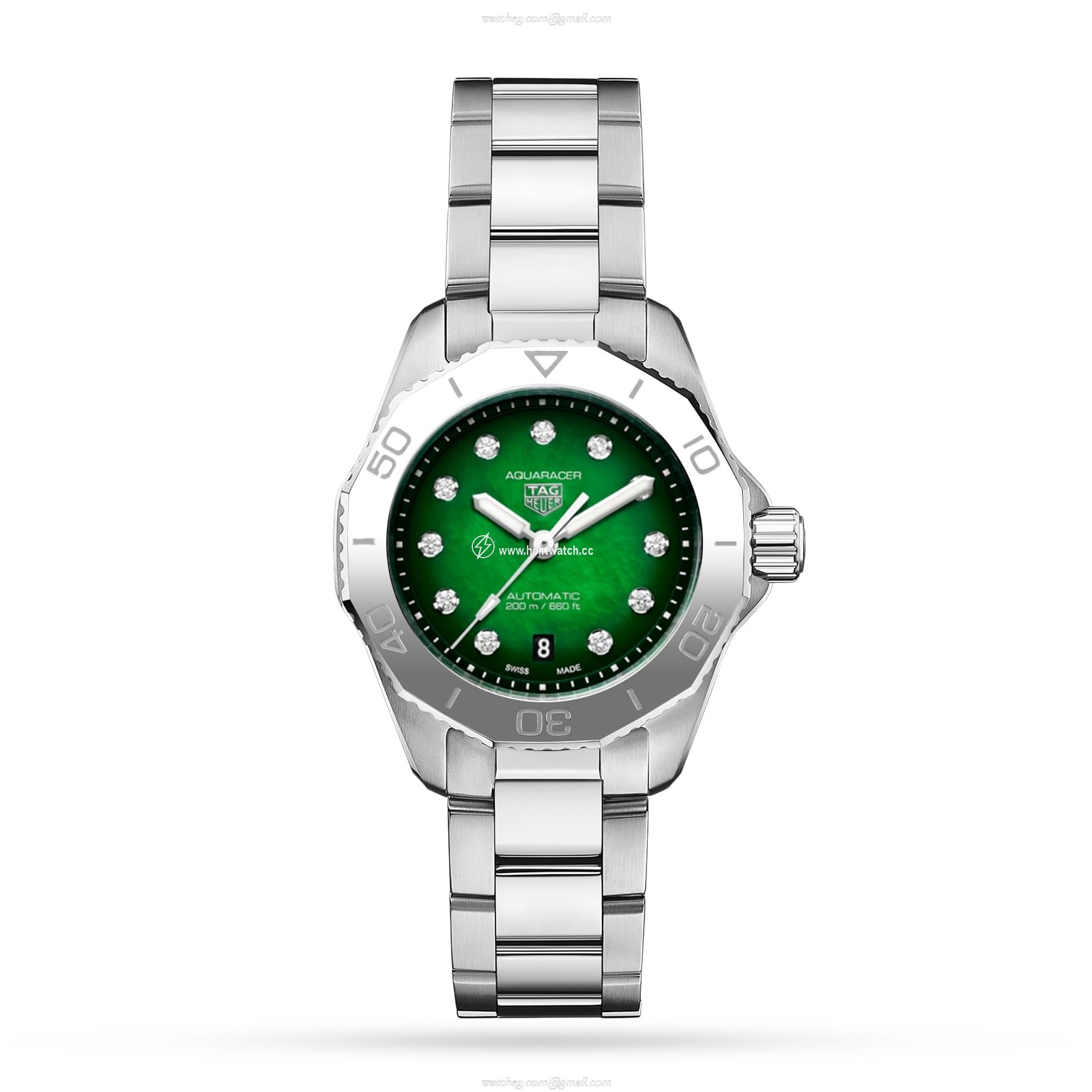 TAG Heuer Aquaracer WBP2415.BA0622 | 30mm Green Dial | Automatic