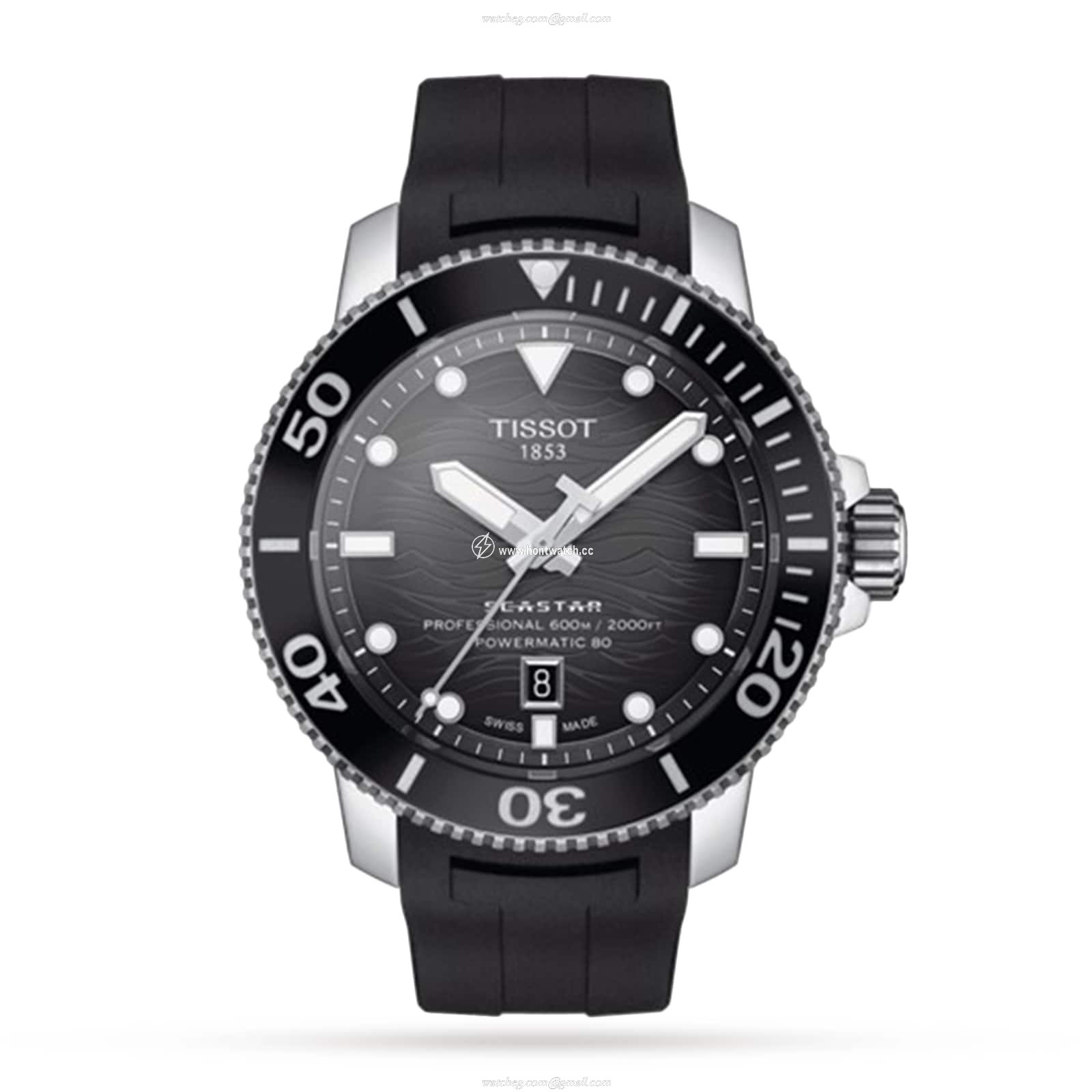 Tissot Seastar 2000 Automatic Grey Dial - 46mm Stainless Steel - 600M