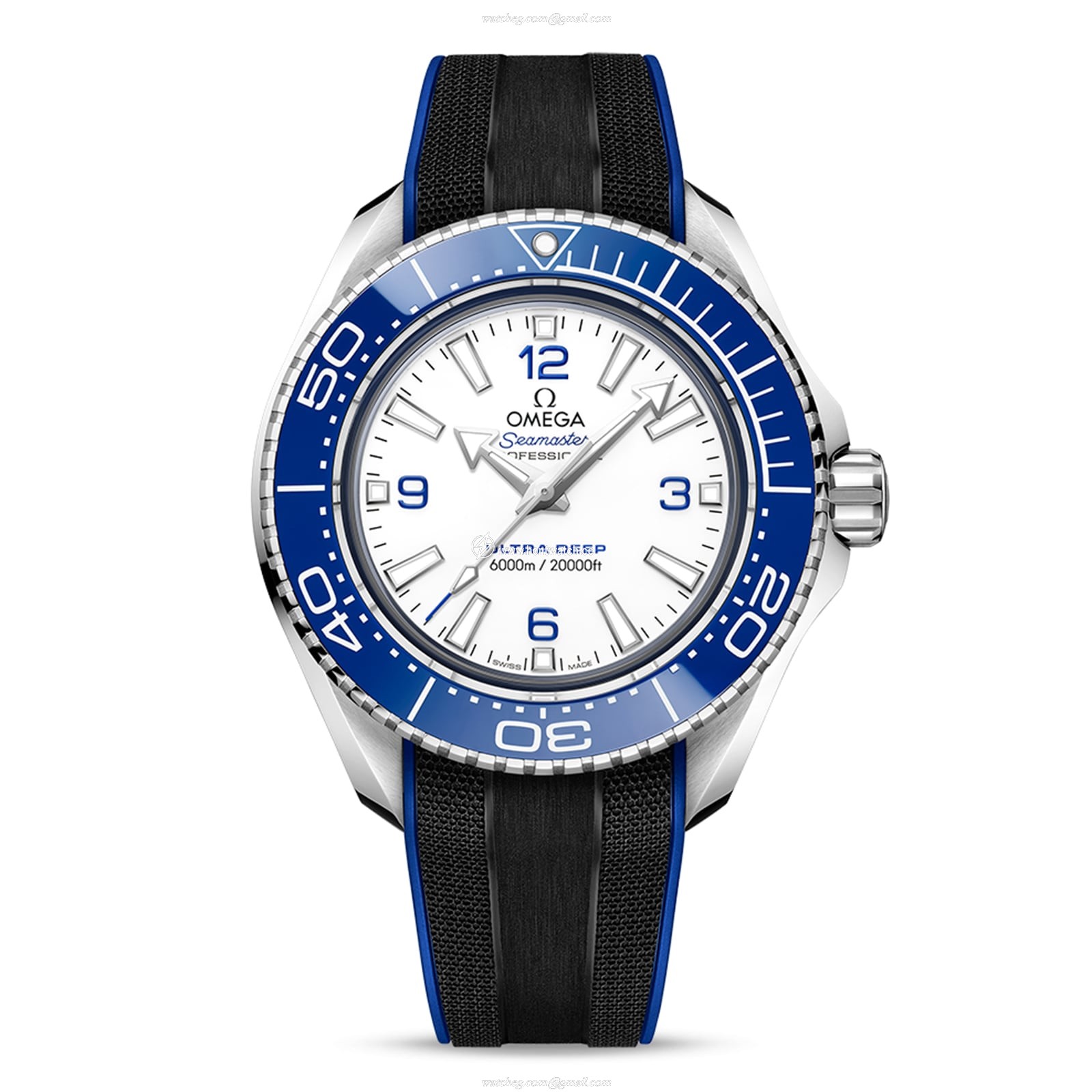 Omega Planet Ocean Replica - 45.5mm Automatic - White Dial - Stainless Steel