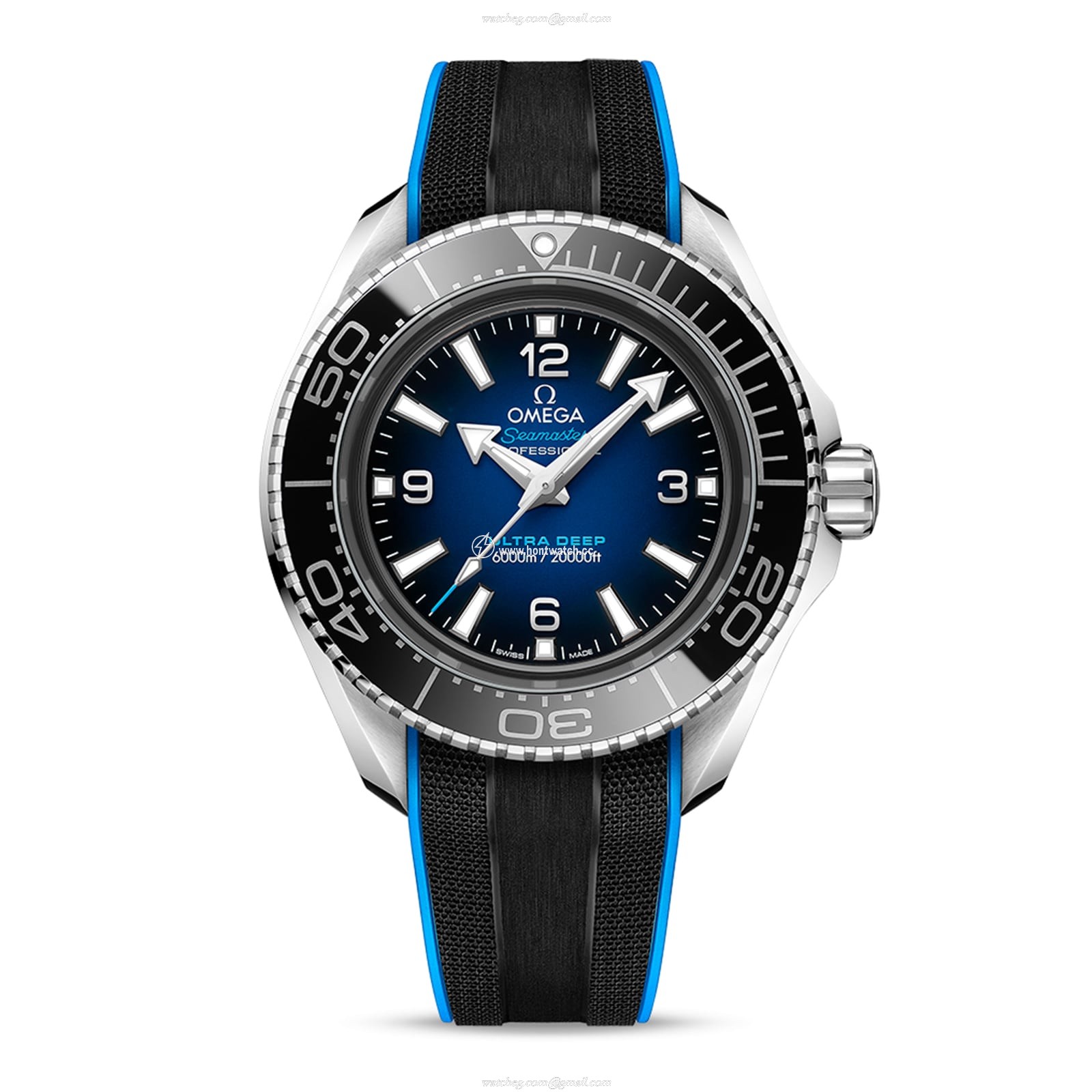 Omega Planet Ocean 45.5mm Automatic Black Dial Replica Watch | Stainless Steel