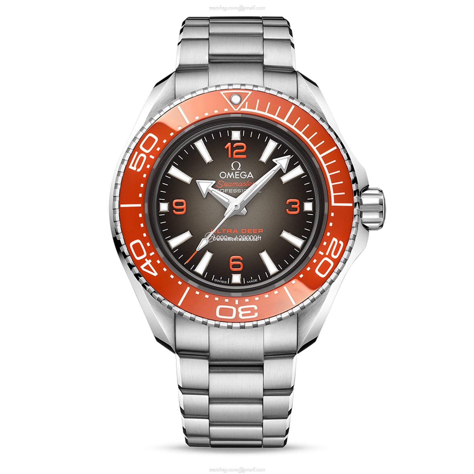 Omega Planet Ocean 45.5mm Automatic Grey Dial Replica Watch | Stainless Steel