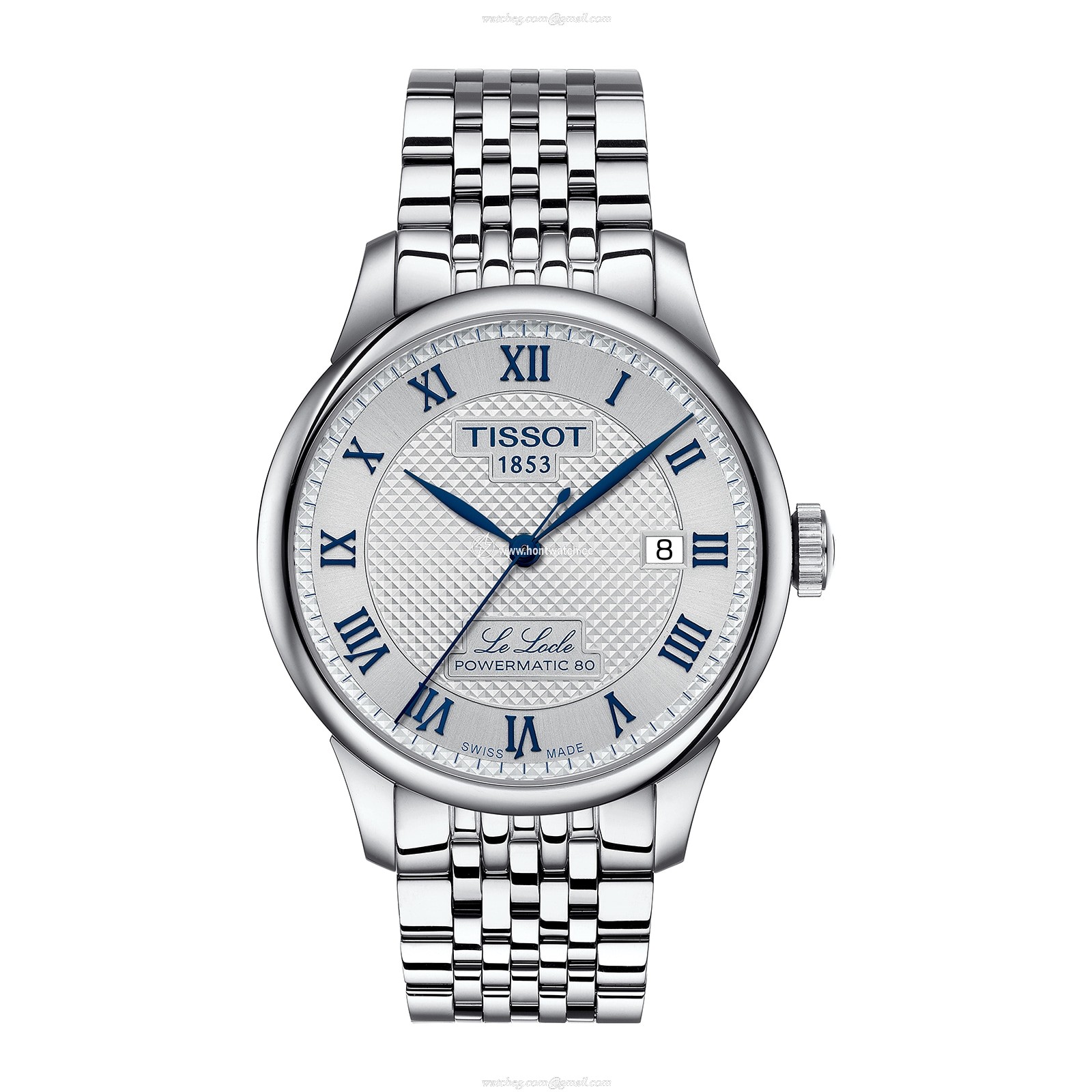 Tissot Le Locle Automatic Watch - Silver Dial 39mm - Stainless Steel