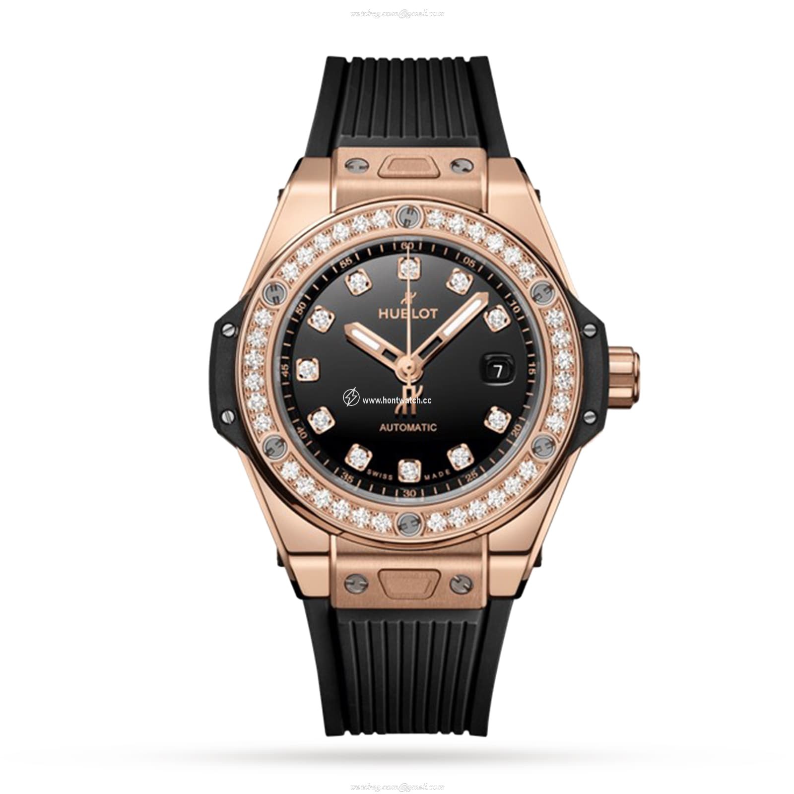 Hublot Big Bang 33mm 18ct Yellow Gold Automatic Diamond Watch