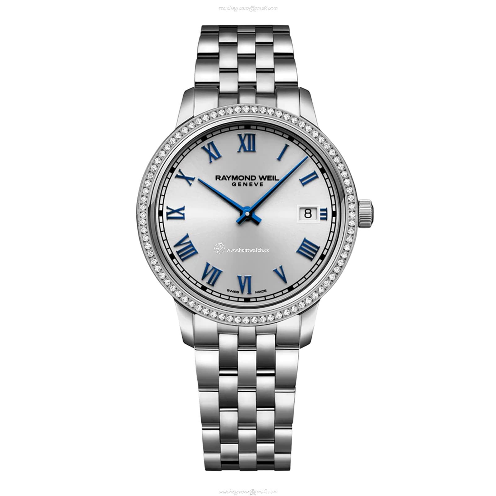 Raymond Weil Toccata Ladies Watch - 34mm Silver Dial - Quartz & Stainless Steel