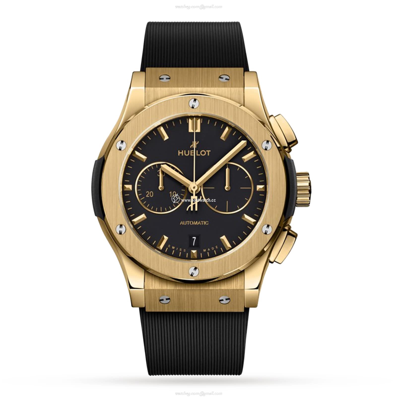 Hublot Classic Fusion 18ct Yellow Gold Automatic Watch - 42mm Black Dial