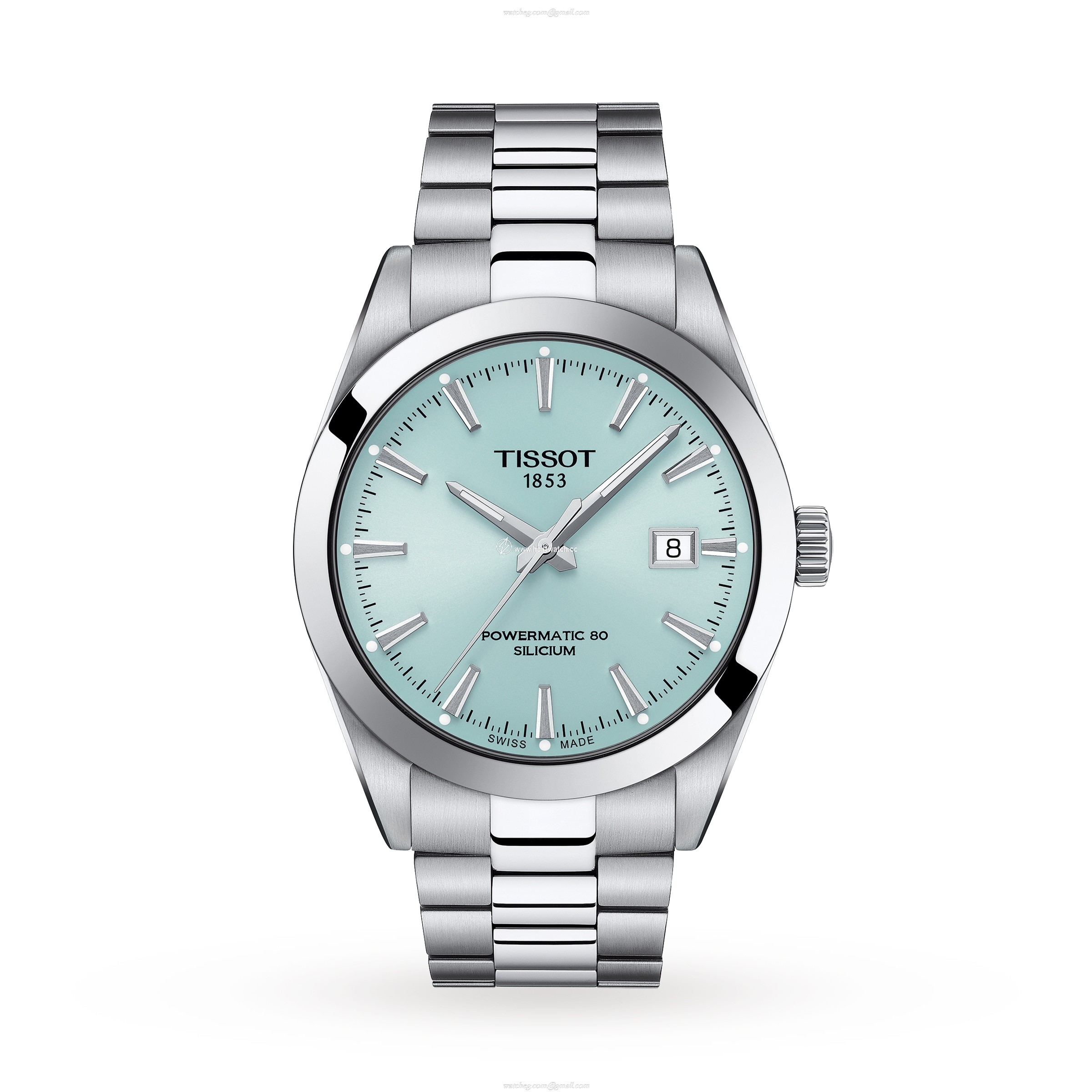 Tissot Gentleman Automatic Watch - Blue Dial 40mm Stainless Steel