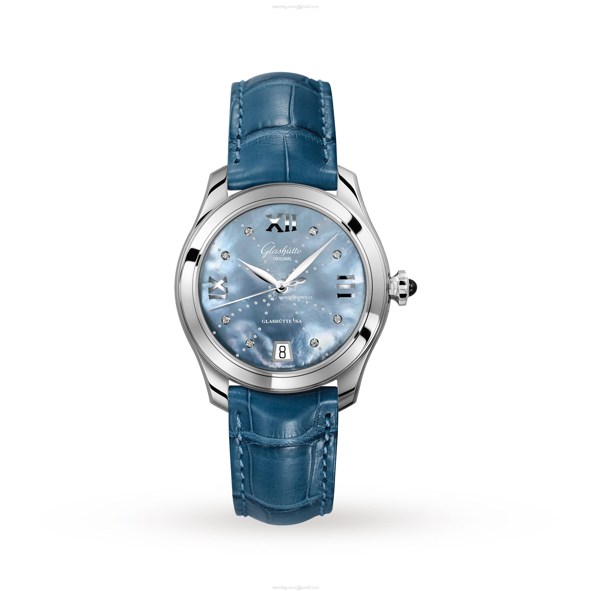 Glashutte Original Lady Serenade | 36mm Blue Mother-of-Pearl | Automatic Watch