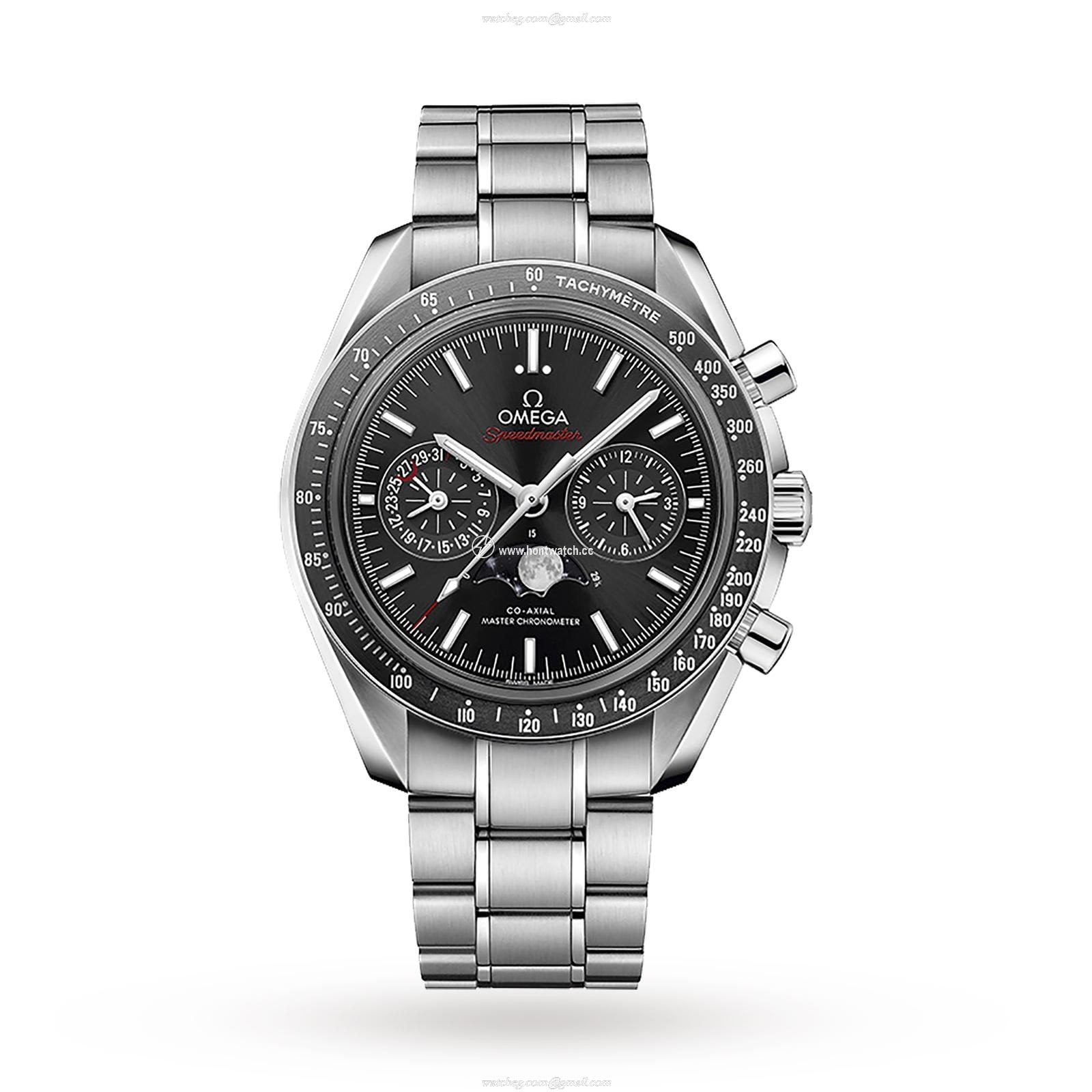 Omega Speedmaster Moonphase Automatic - Black Dial | 44.5mm Stainless Steel