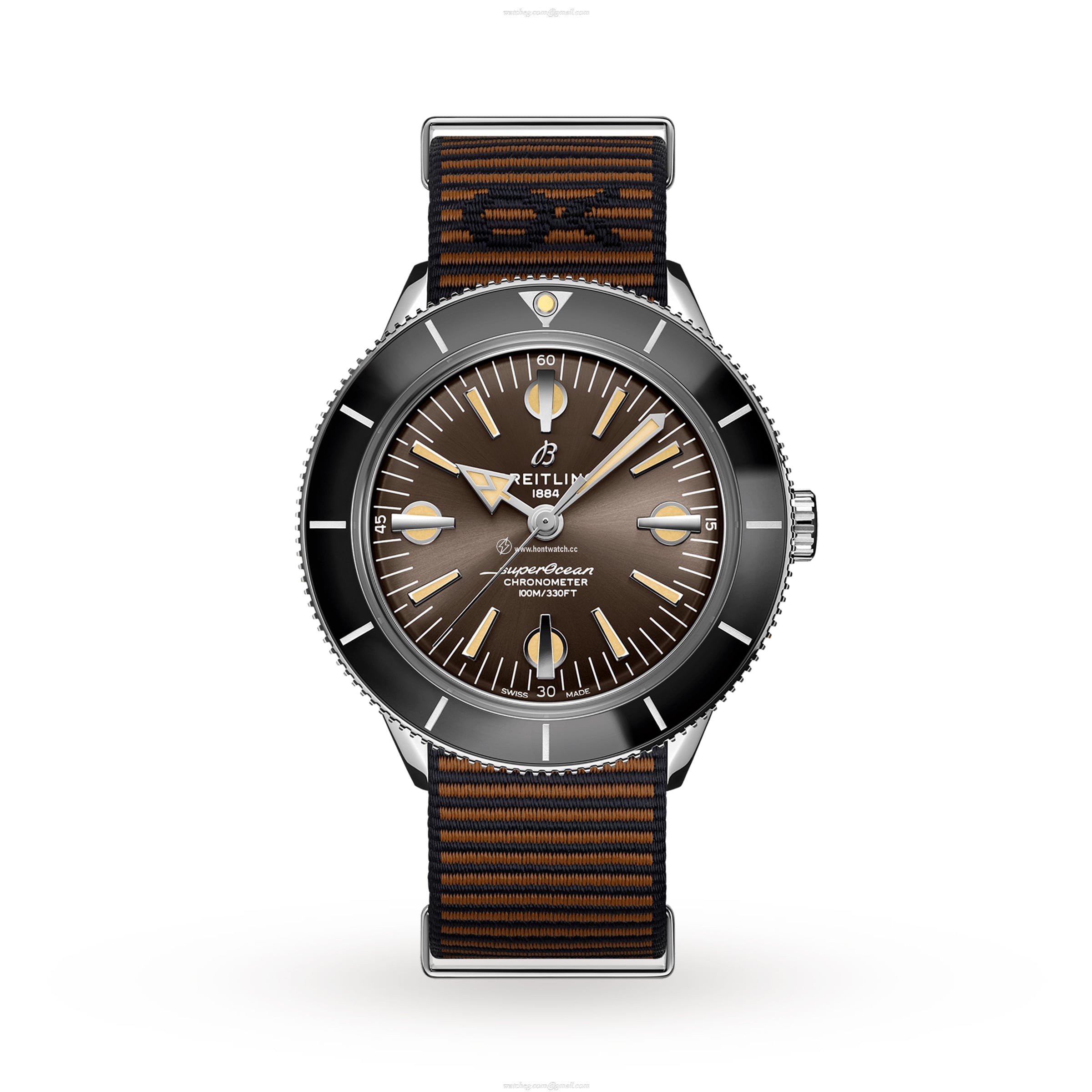 Breitling Superocean Heritage 42mm Automatic Brown Dial - Stainless Steel