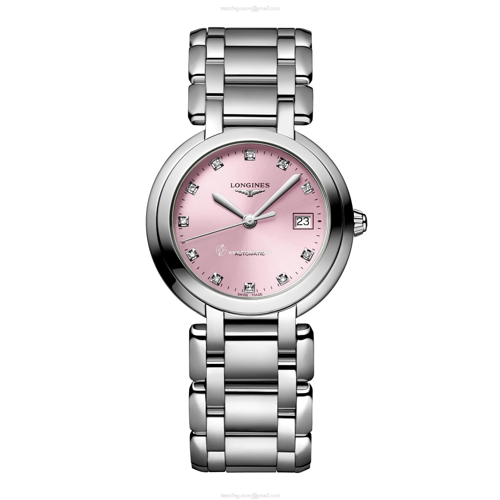 Longines Prima Luna L81134996 | Automatic Pink Dial | 30mm Stainless Steel